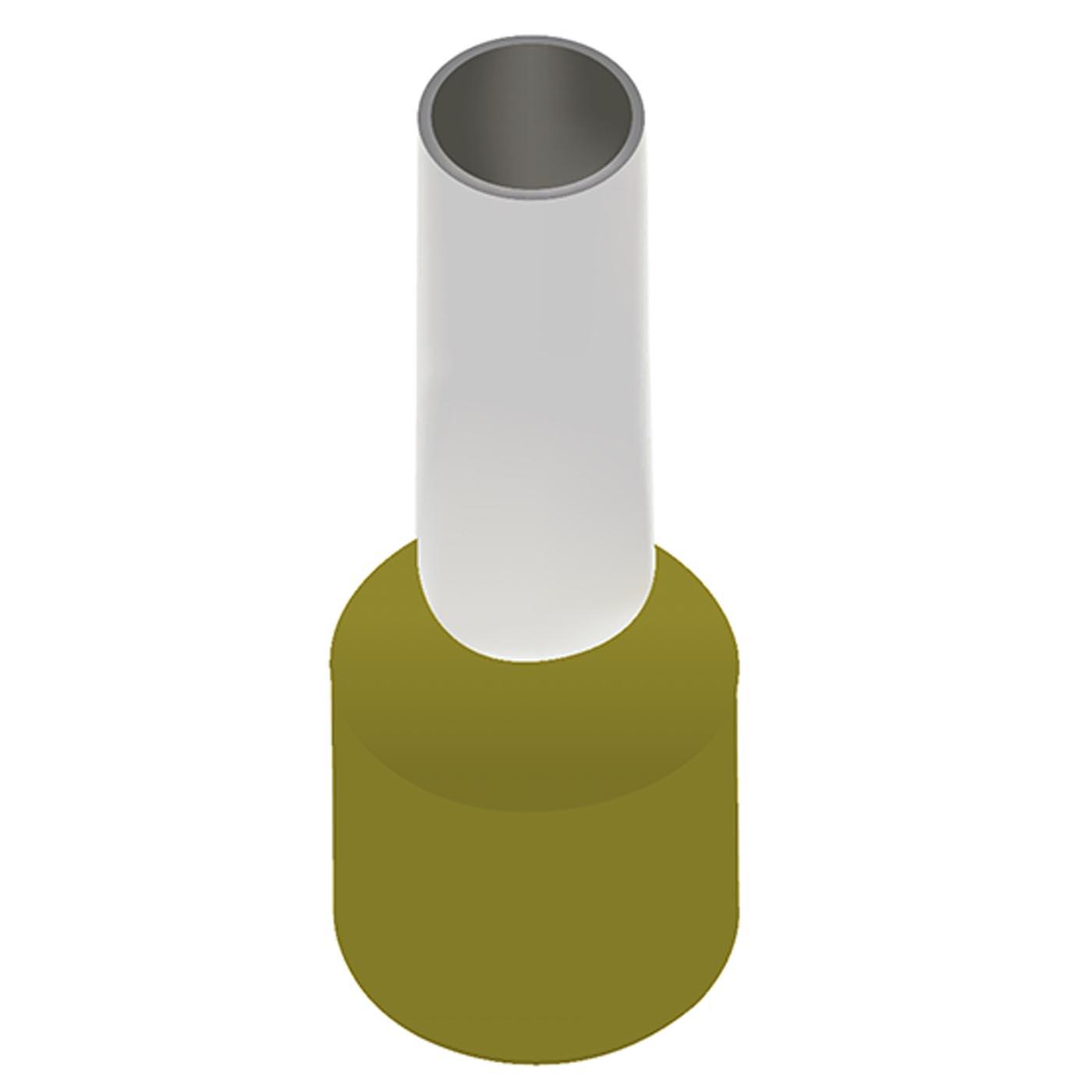 Insulated wire end ferrules (WE) olive / 50mm² / 20mm