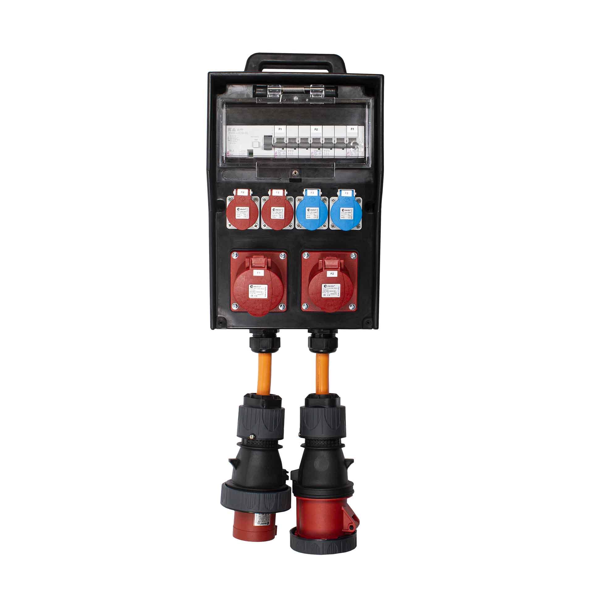 Hartgummi Baustromverteiler 261S-08 63A