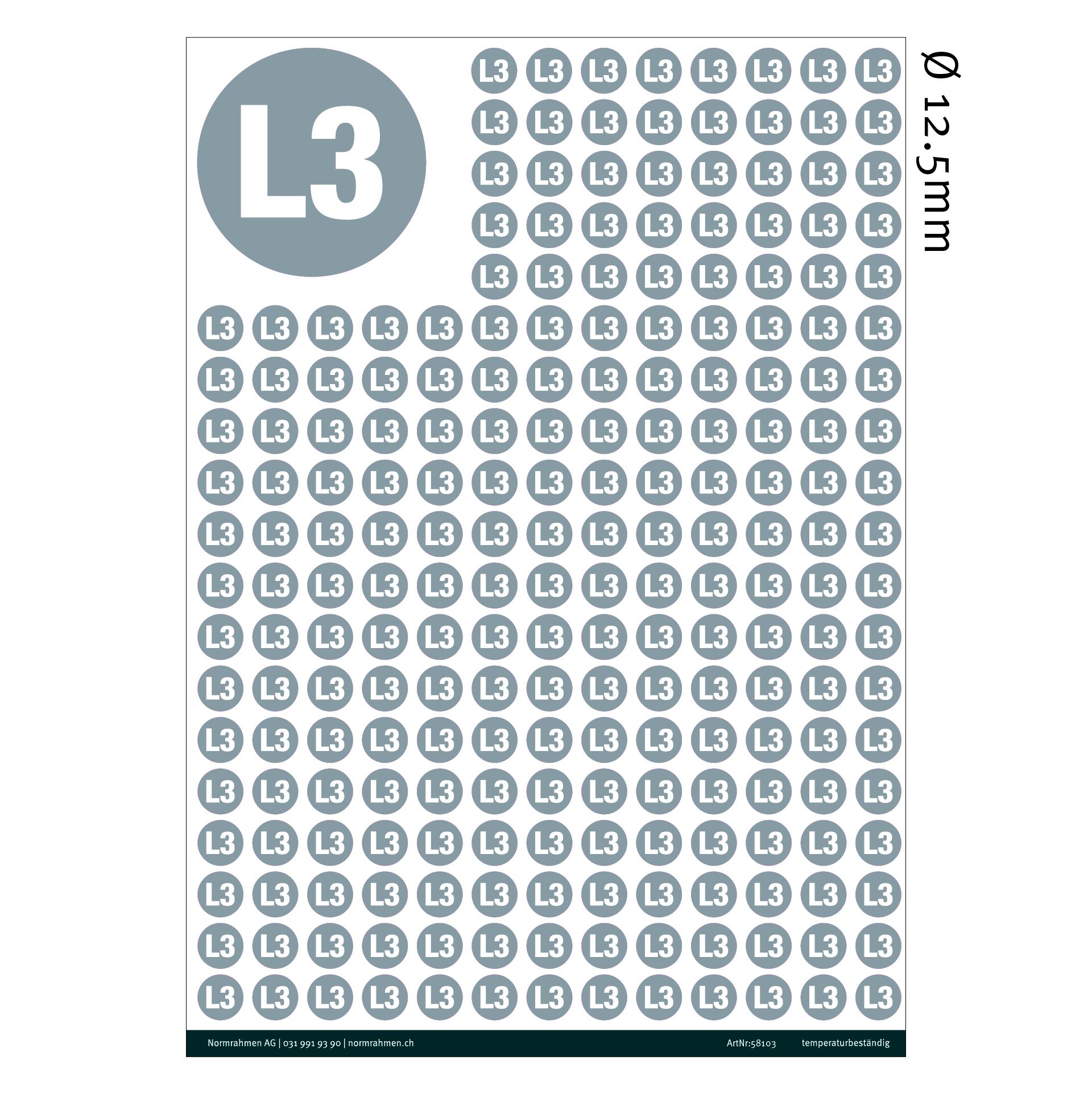 Aussenleiter L3 Ø 12.5mm,VPE 247 Stk. A4 Bogen