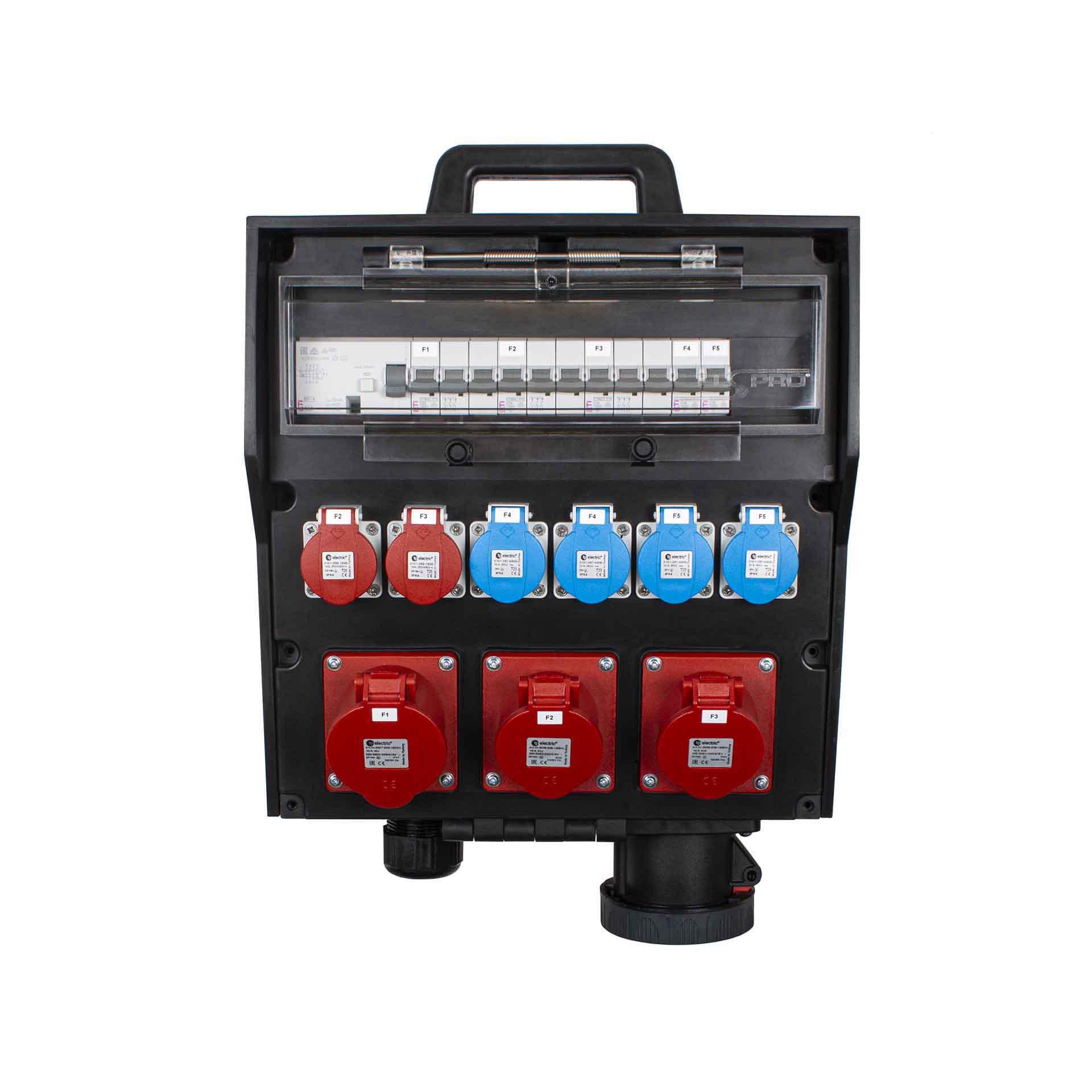 Hartgummi Baustromverteiler 371S-10 63A