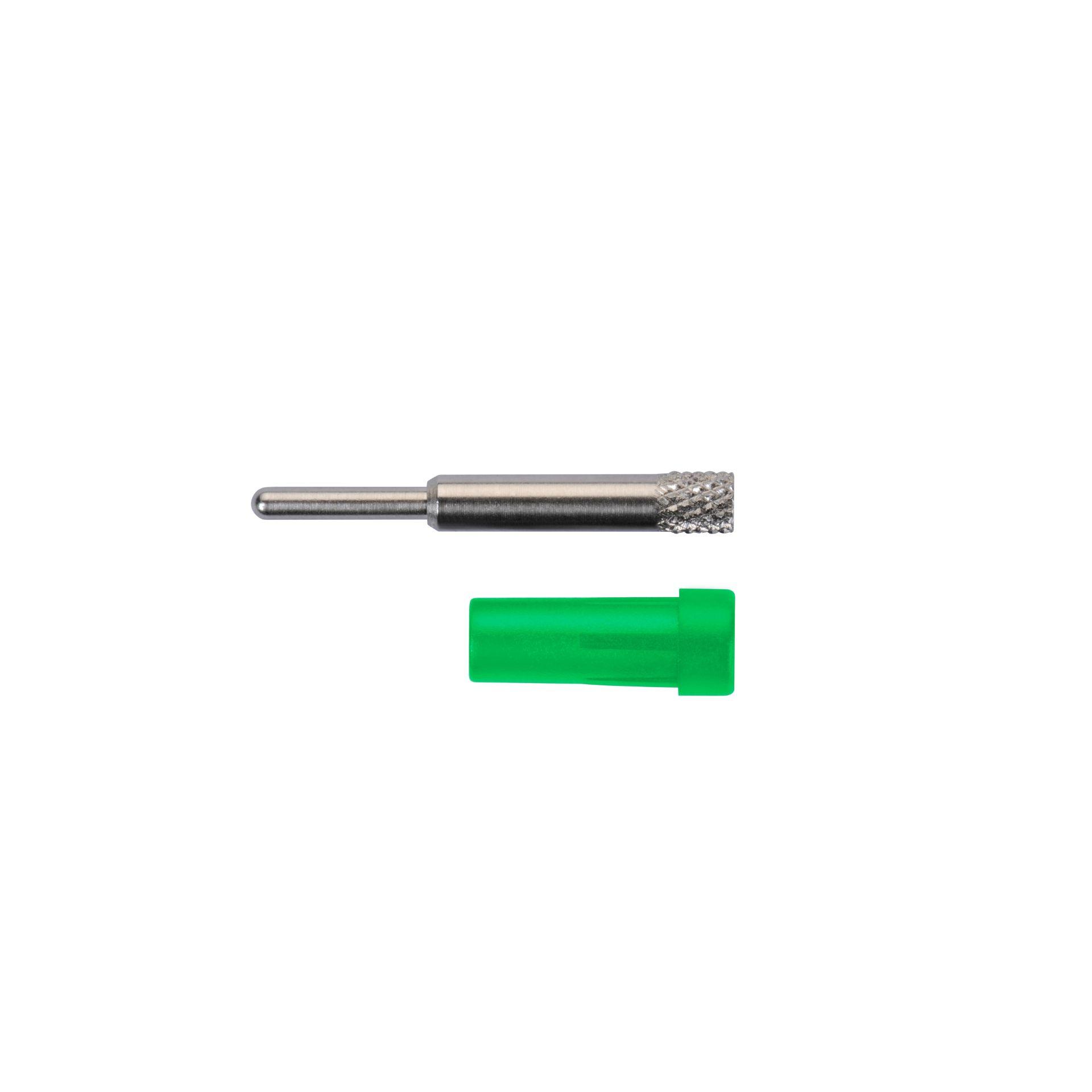 Einpressbuchse ø 2mm zum einpressen in Frontplatten, grün