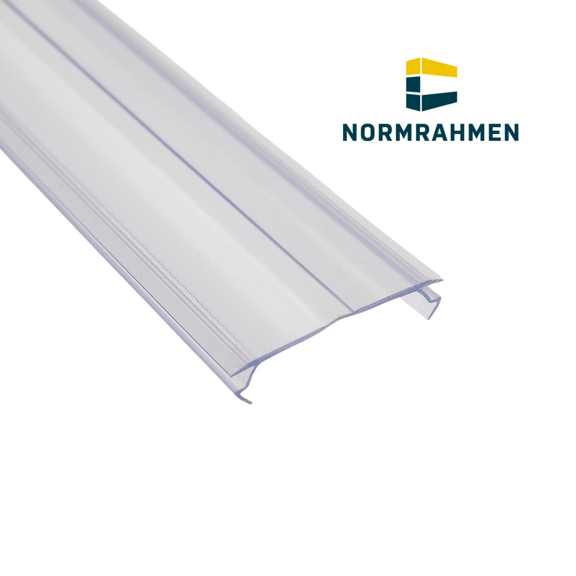 Abdeckprofil, Halogenfrei, transparent, 2 Meter lang
