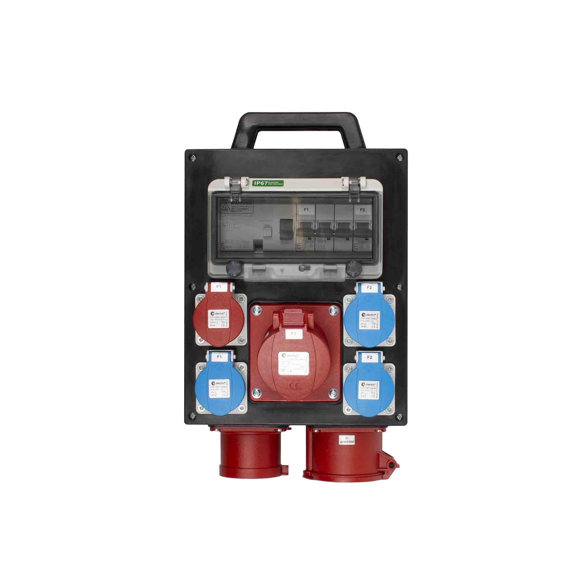 Hartgummi Baustromverteiler 210S-07 32A