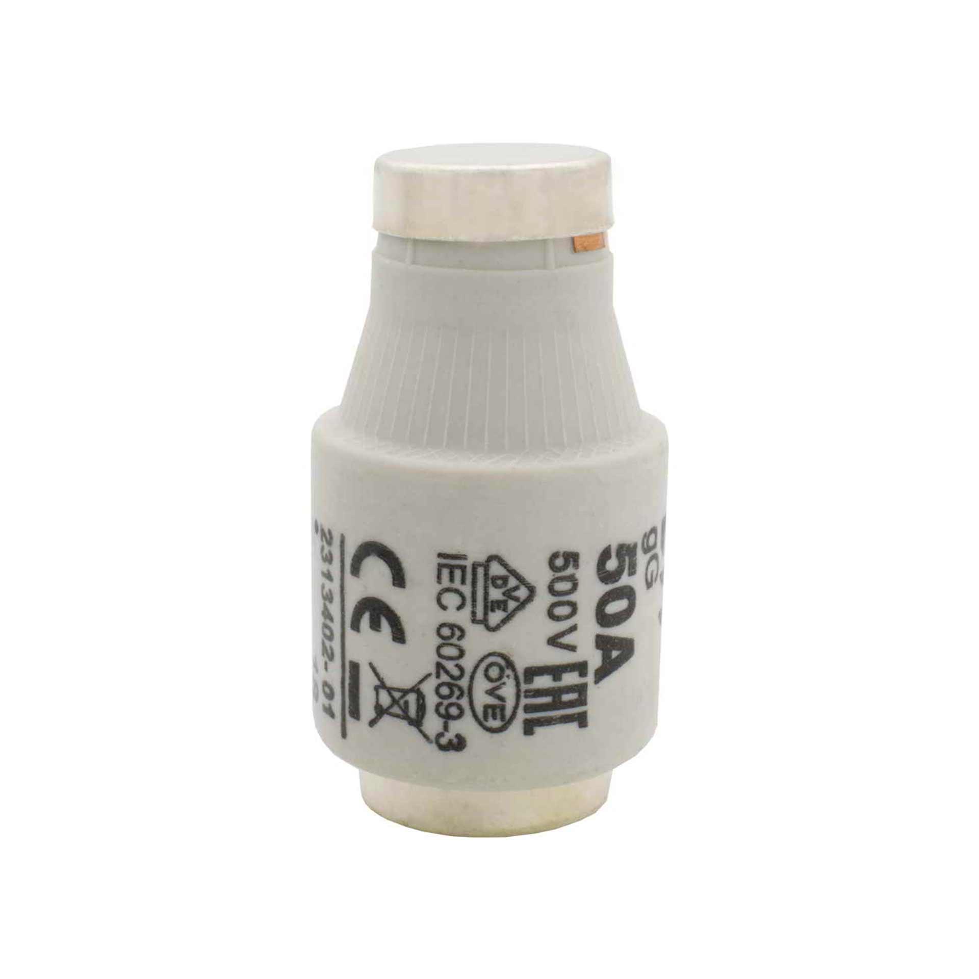 Sicherungspatrone DIII gL/gG 50A, 500V (weiss)