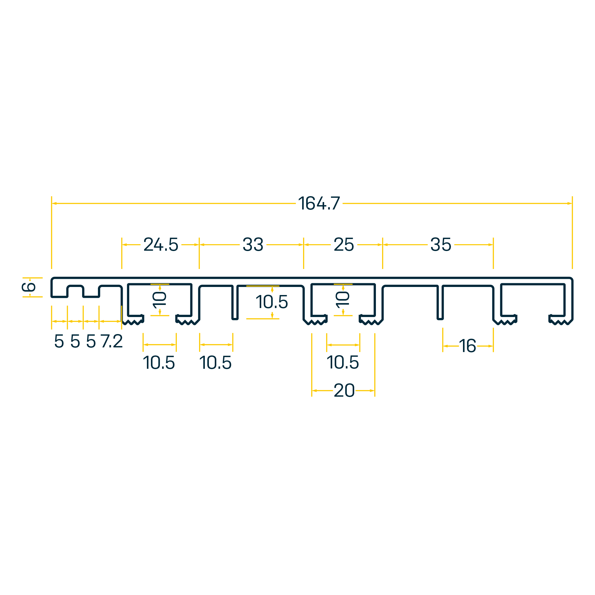 GA290 Seitenprofil SP.164.7