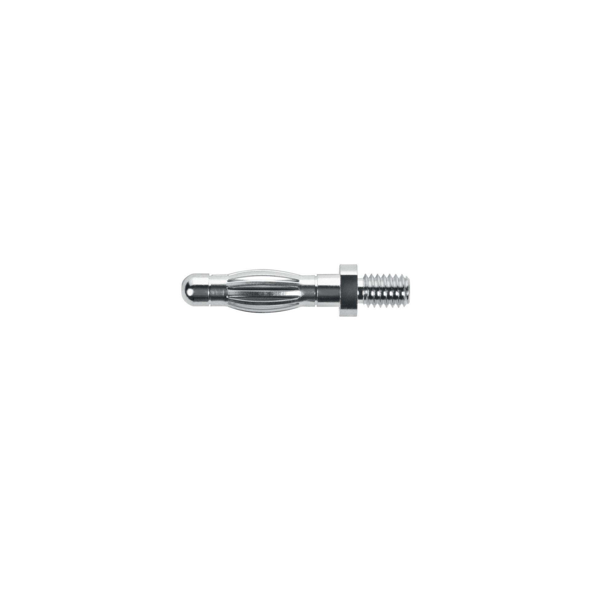 Federkorb-Einbaustecker ø 4mm, Gewinde M4 x 6mm