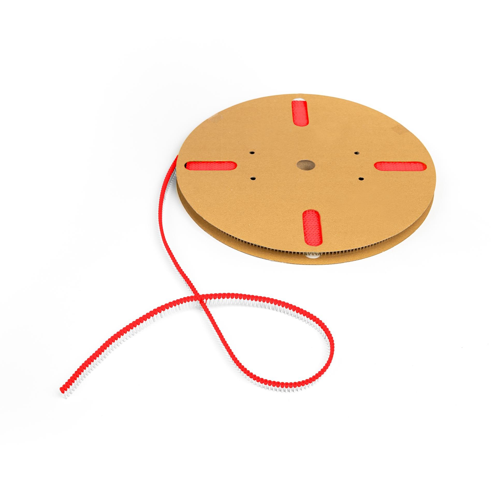 Isolierte Aderendhülsen auf Crimpstar Spule (DIN & TE) rot / 1mm² / 8mm