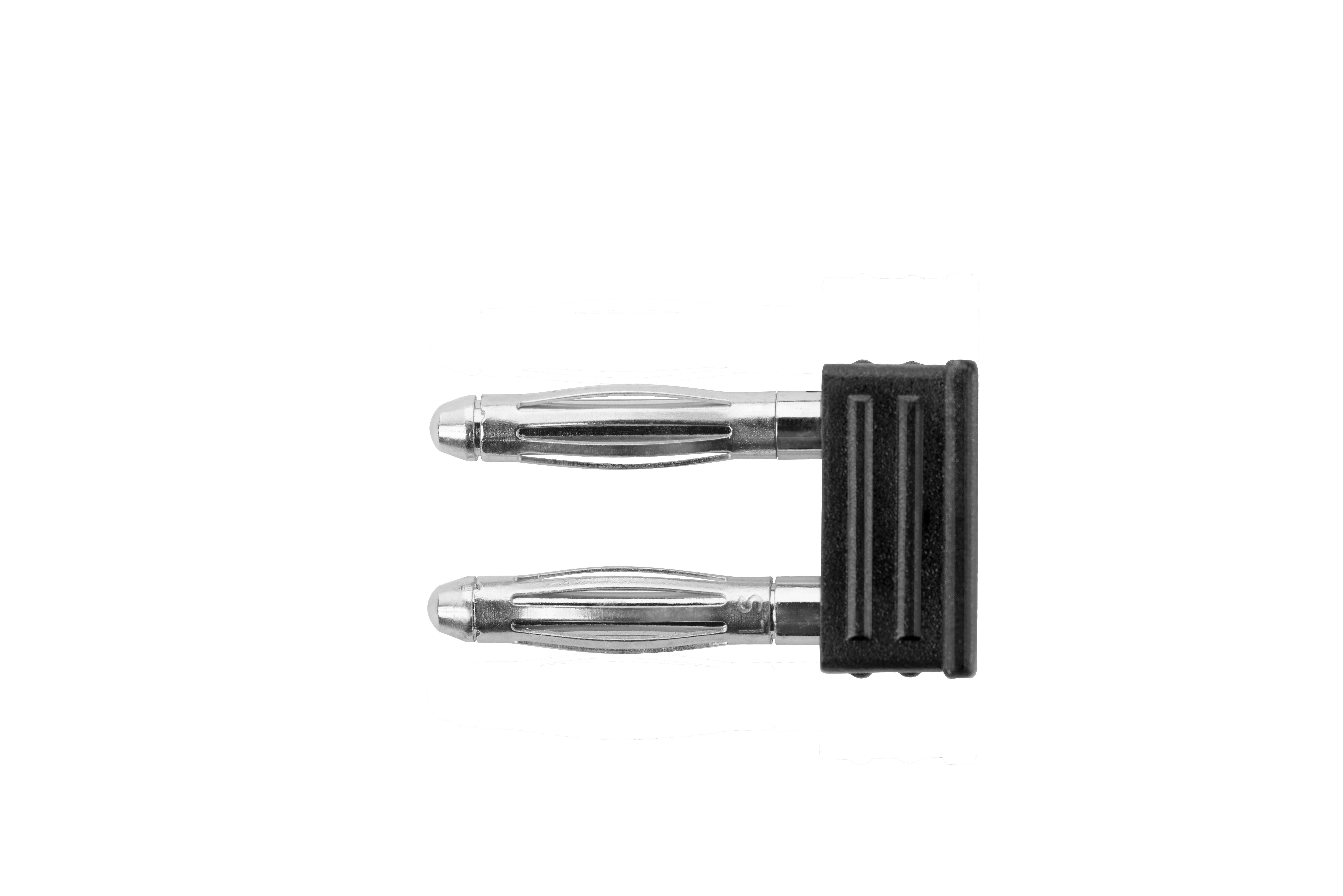 Kurzschlussstecker ø 4mm, isoliert in Gehäuse eingespritzt