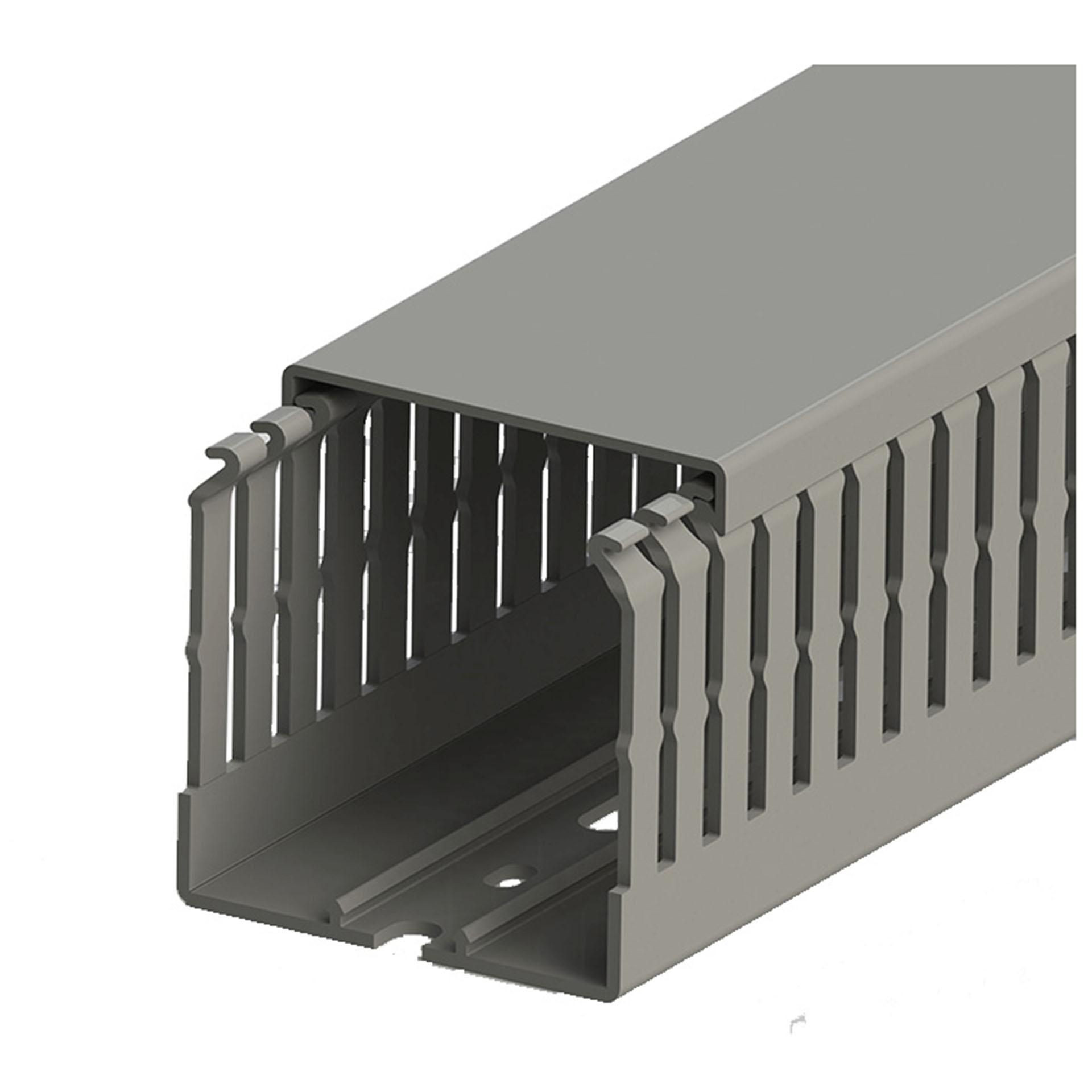 Kabelkanal PVC grau (VK-GN) / 60x60mm (BxH)