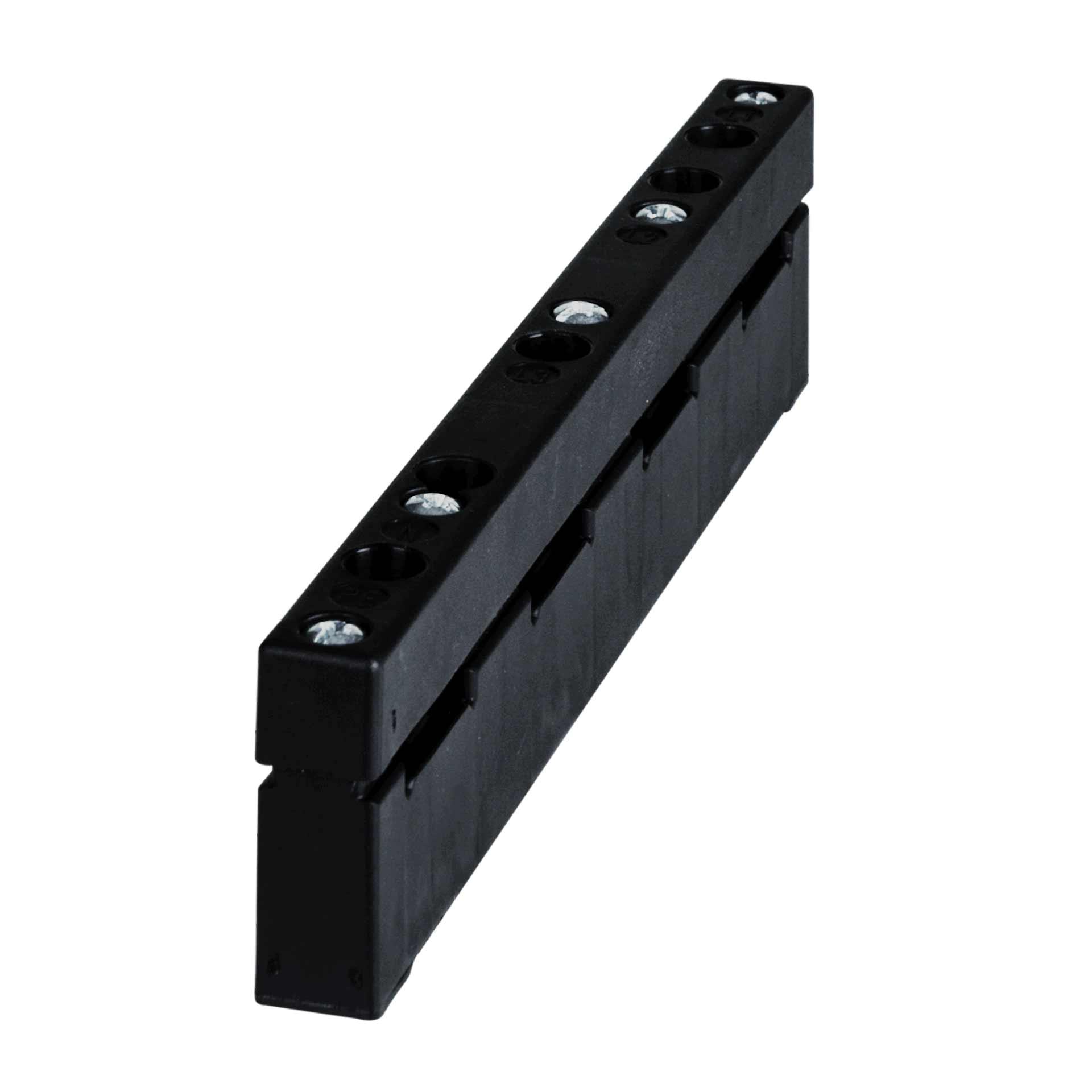 Sammelschienenträger SST-60/4 VE10, Zweiteilige Sammelschienenträger 4-polig