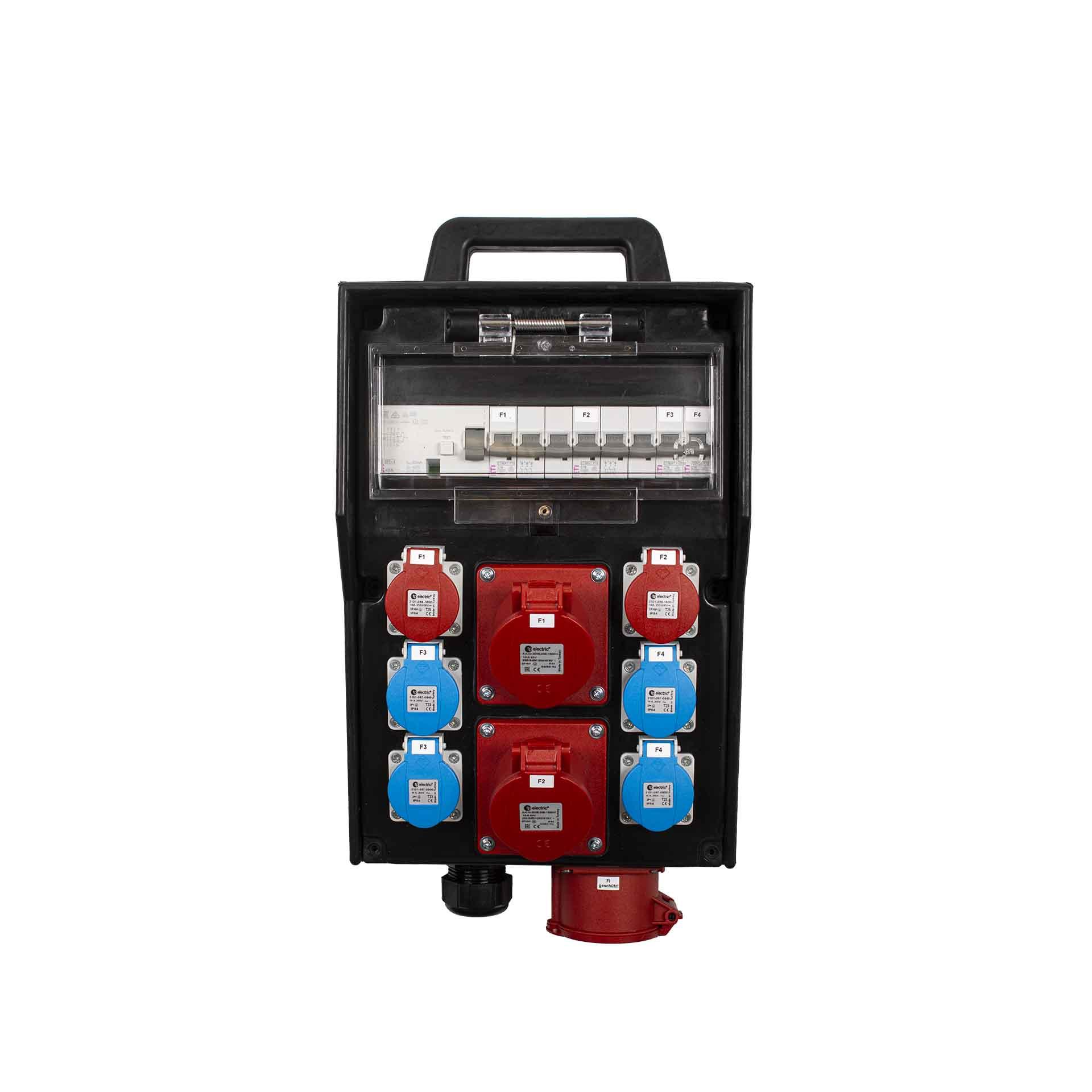 Hartgummi Baustromverteiler 261S-09 32A