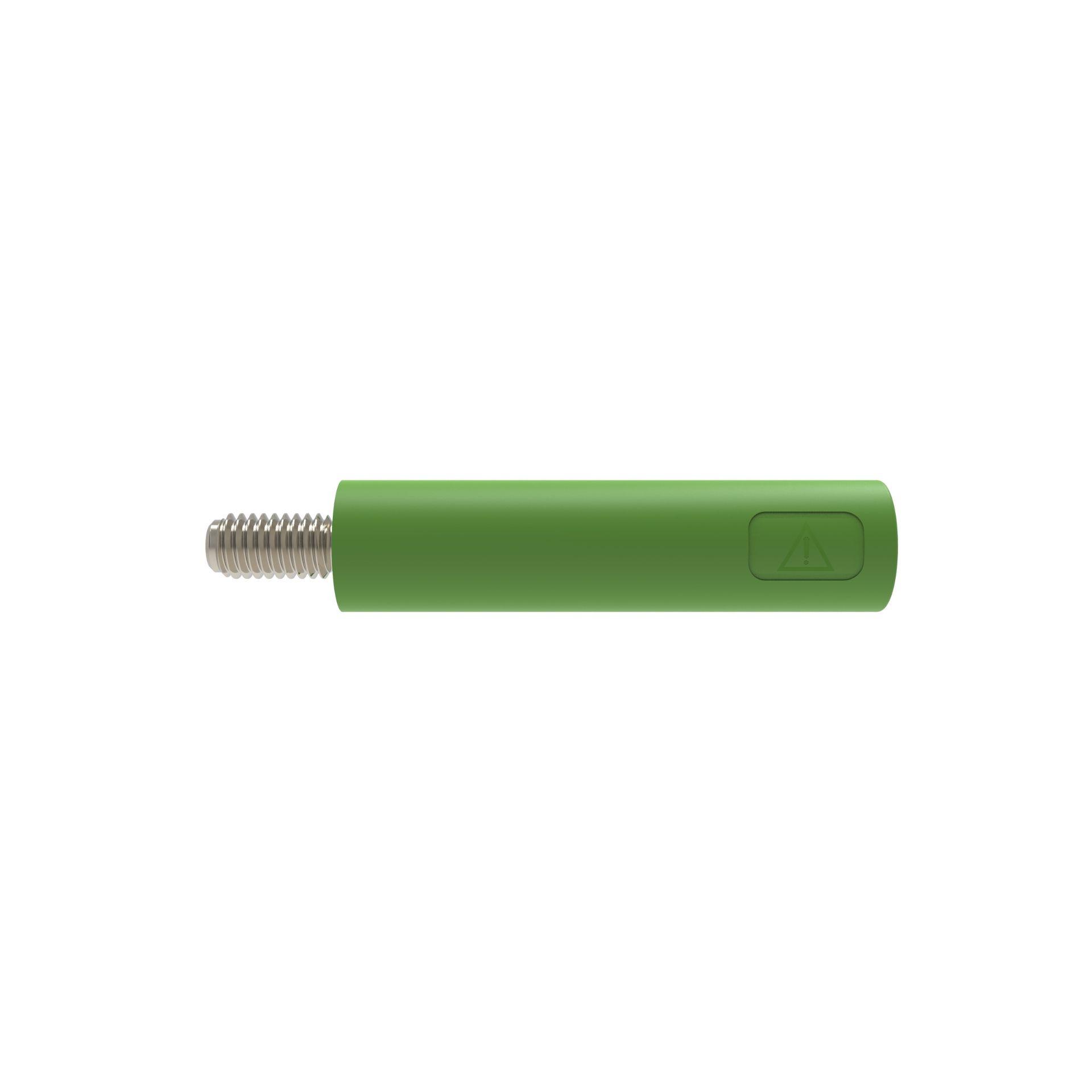 Einbaubuchse ø 4mmt, M3x6mm, grün