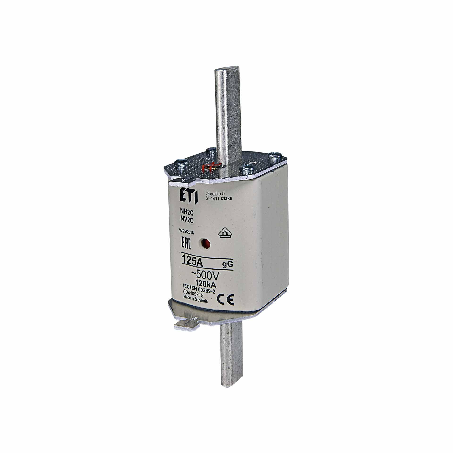 NH-Sicherung Gr.2  125A, Charakteristik gL-gG 500V