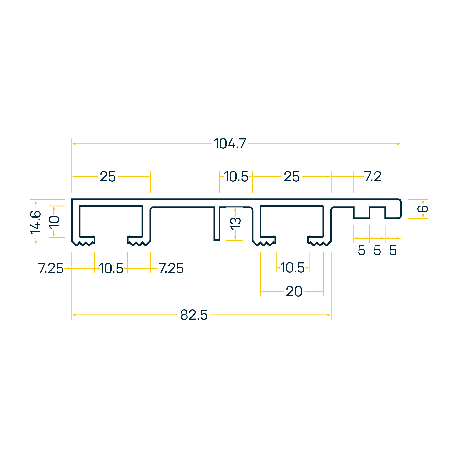 GA288 Seitenprofil SP.104.7.1
