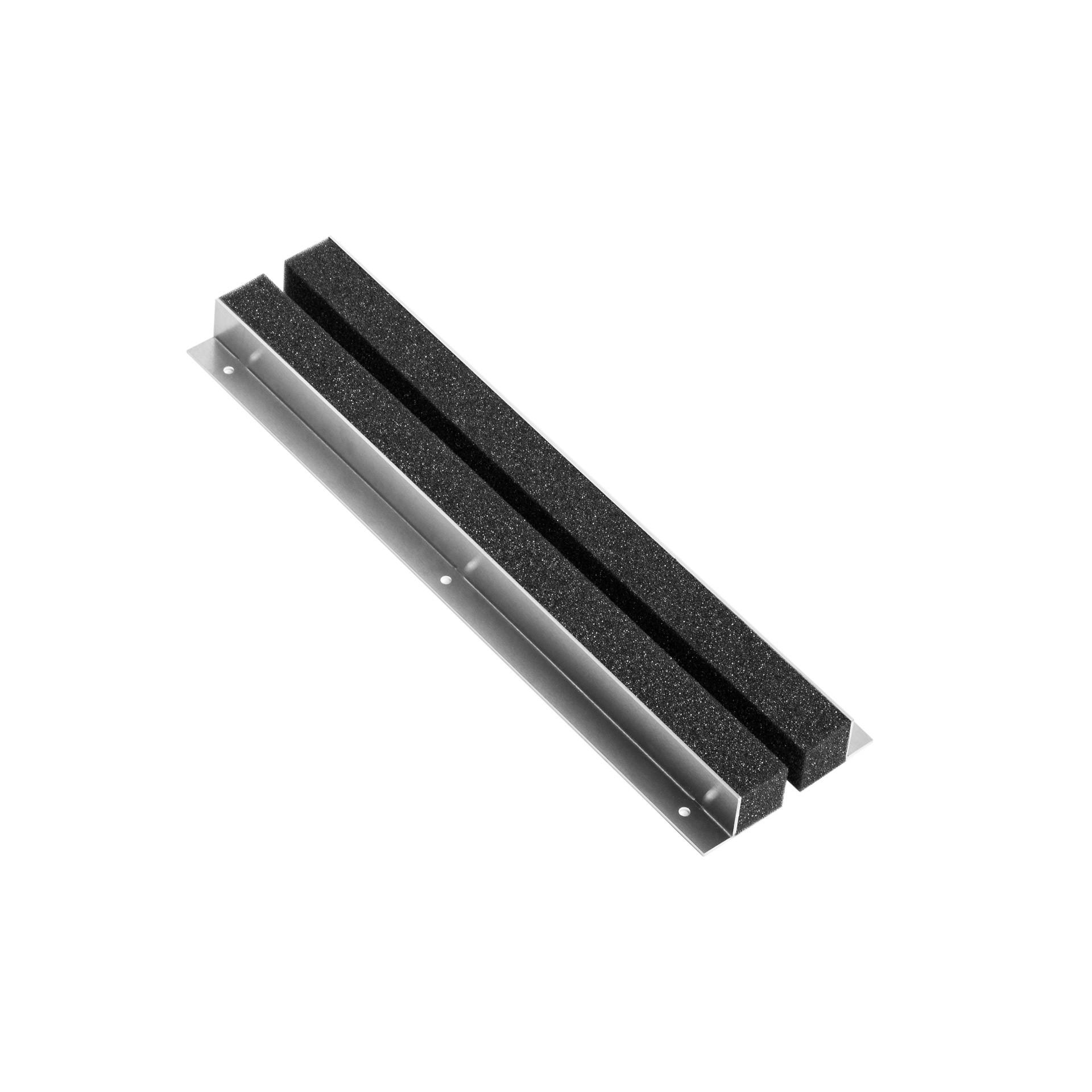 Kabeleinführung Standard 420mm breit, Winkel vorne & hinten 20x30x2mm