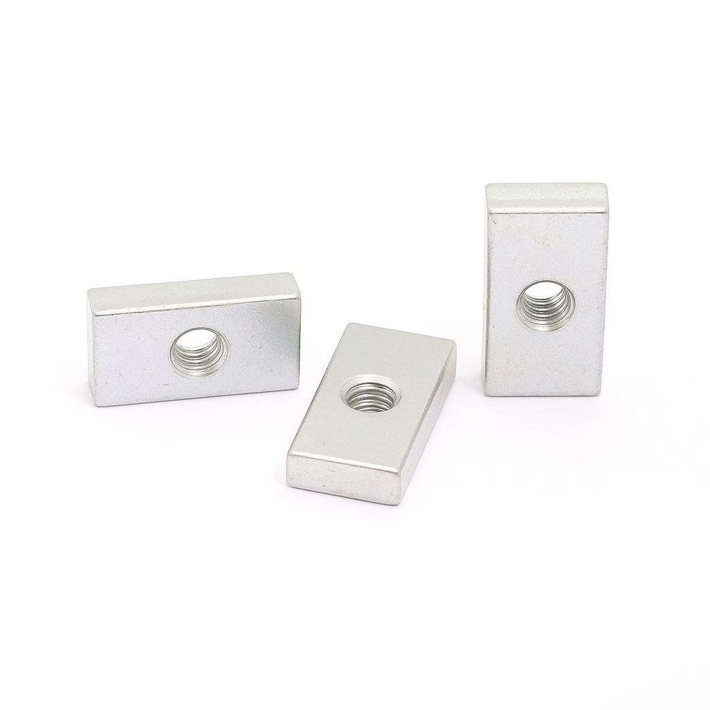 Gewindeplättchen M5, 18.5x10mm, Stahl-verzinkt