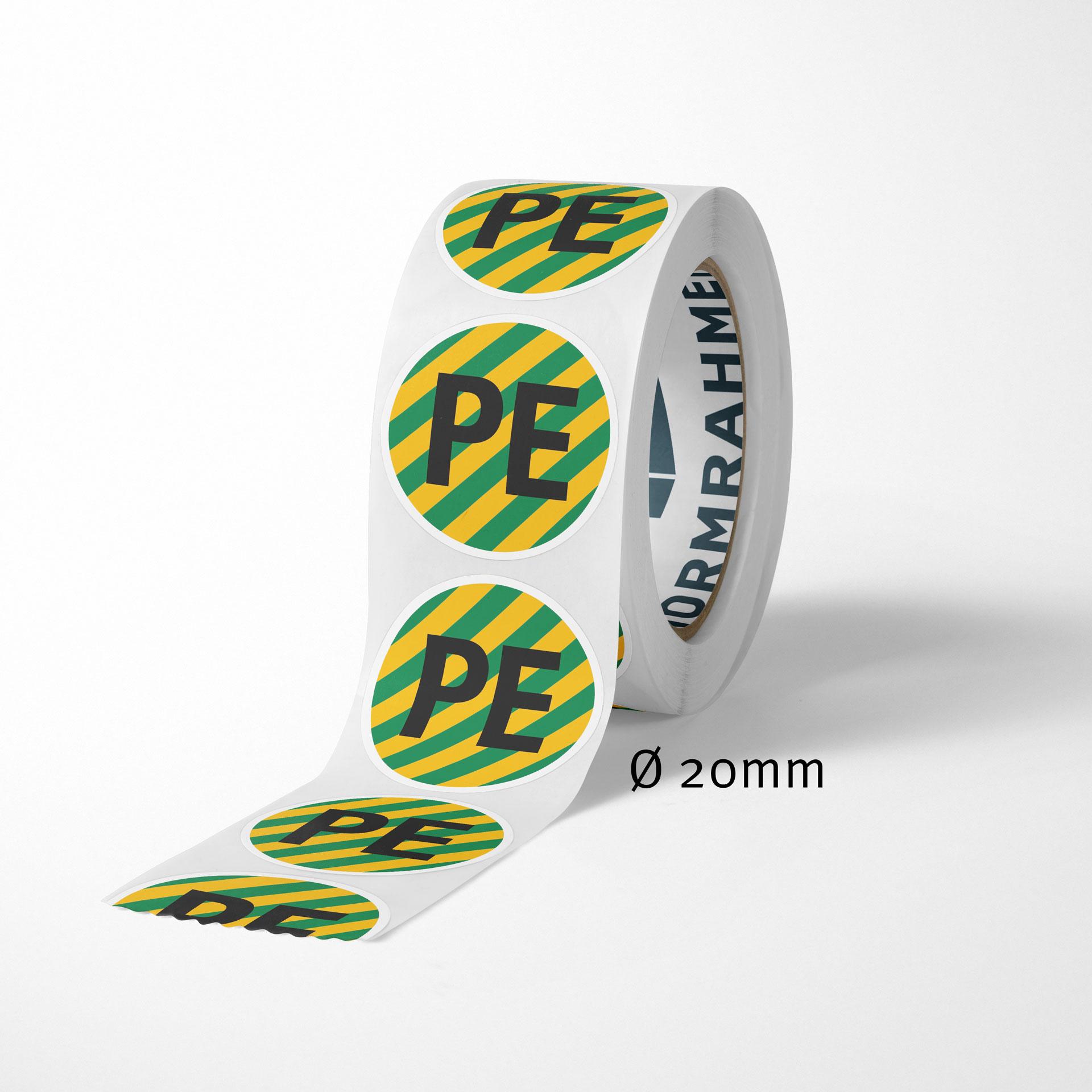 Neutralleiter mit Schutzfunktion PE Ø 20mm, Rolle à 500 Stk.