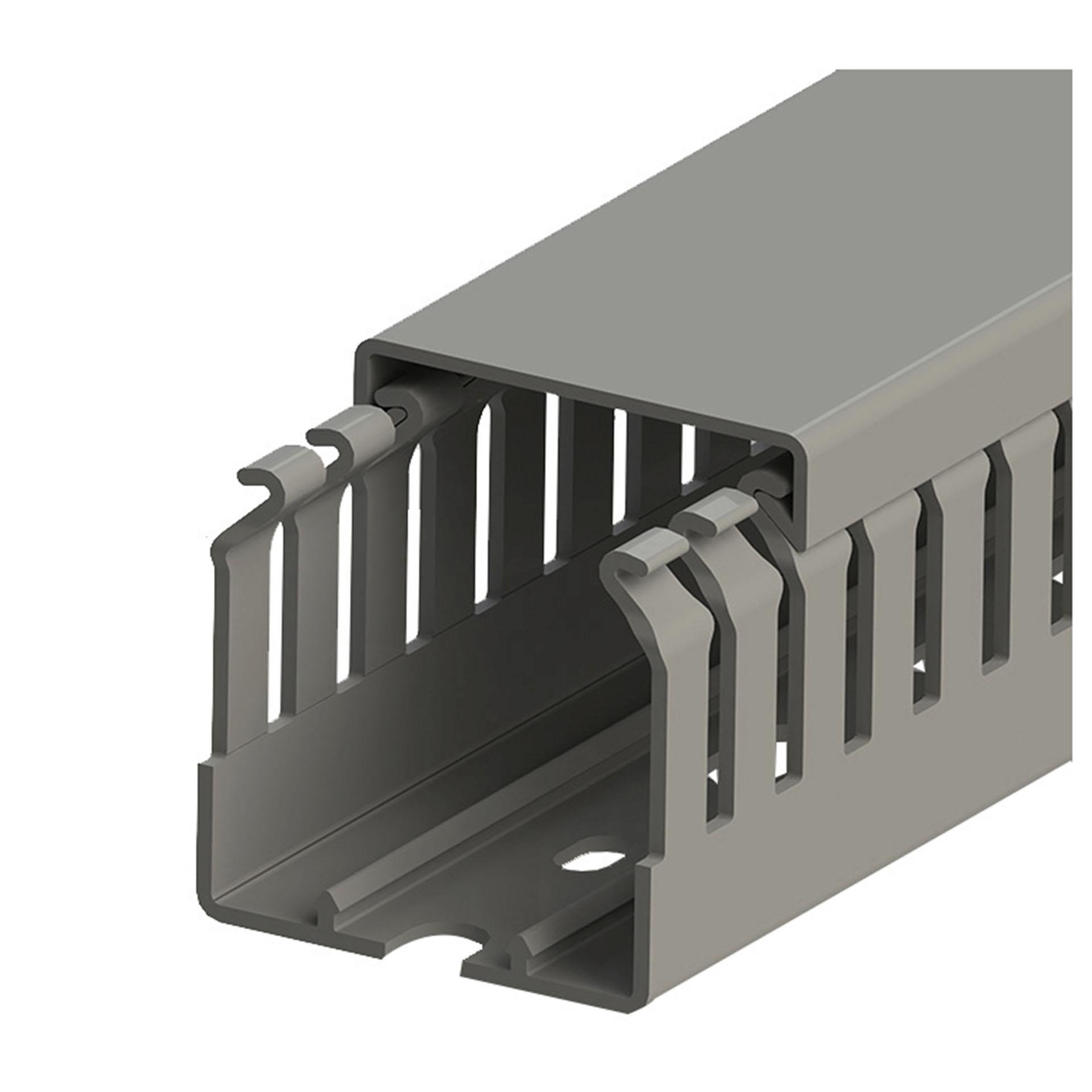 Kabelkanal PVC grau (VK-GN) / 40x40mm (BxH)