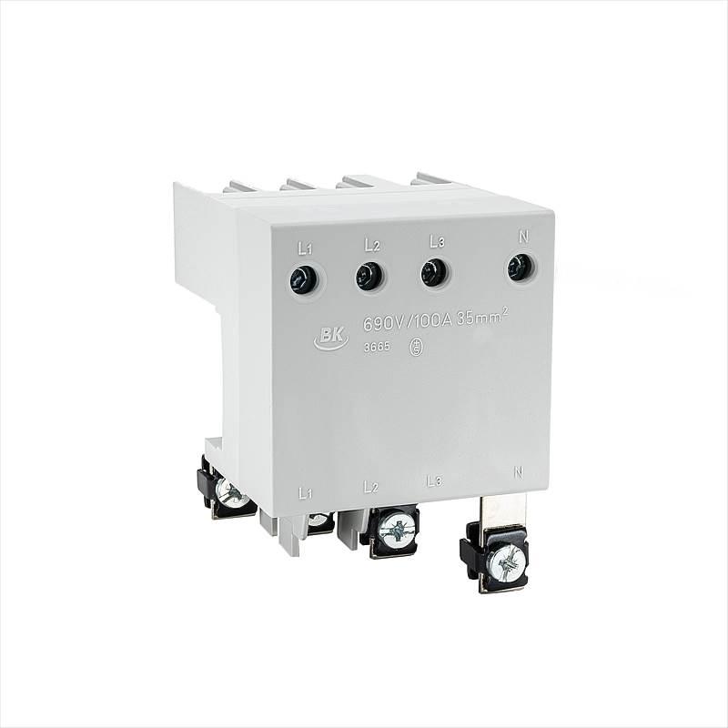 Einspeisblock zu BS horizontal 4P 100A