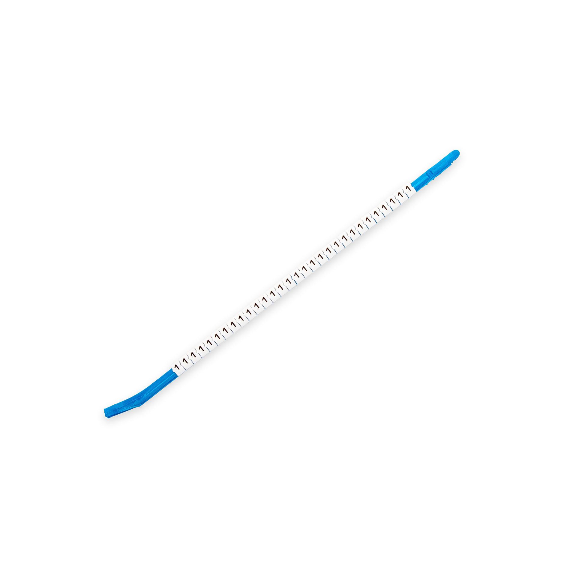 Markiertüllen "1", 0.75 - 1.5mm2, weiss, VPE à 300 Stück
