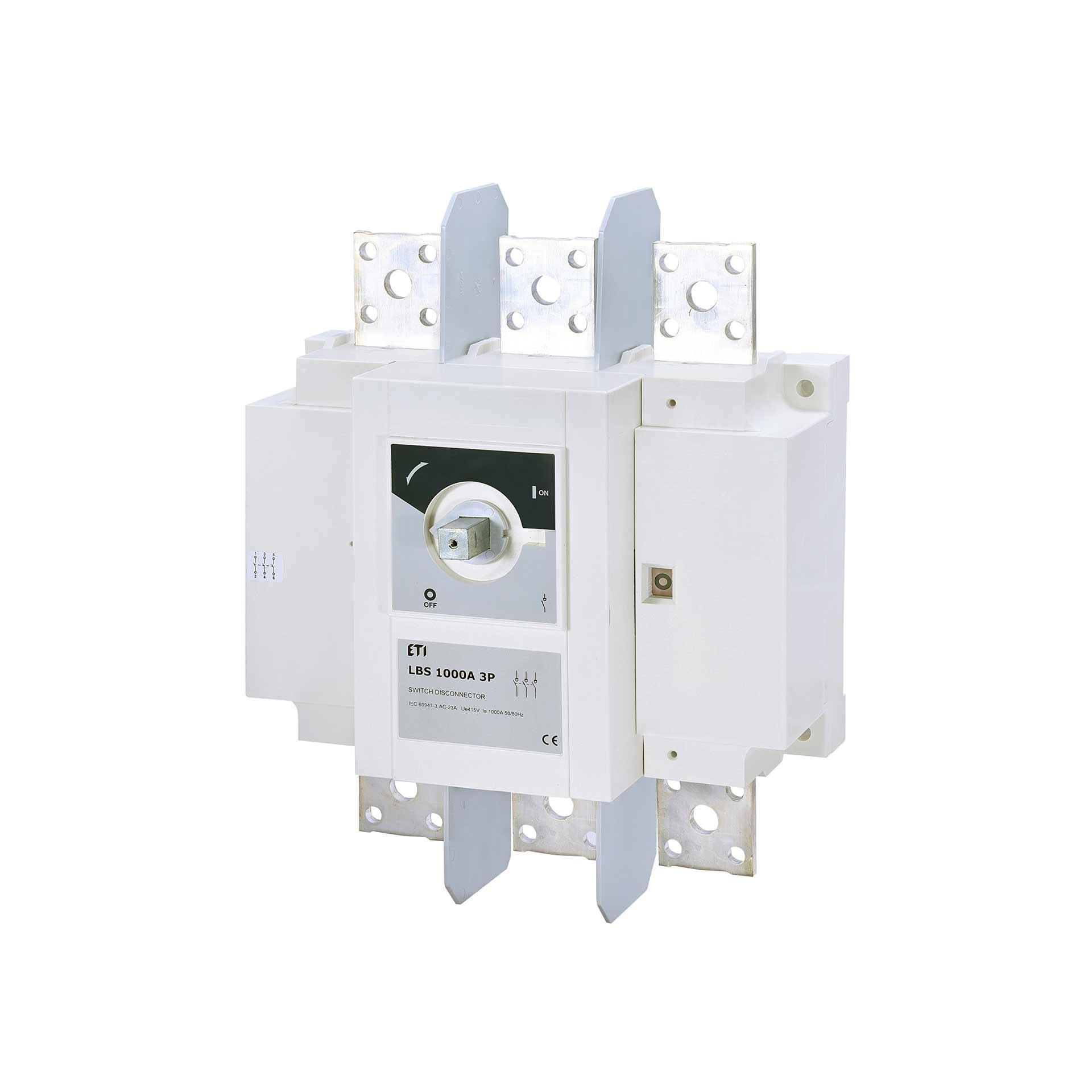 Lasttrennschalter LBS 1000A 3P ohne Schalthebel 