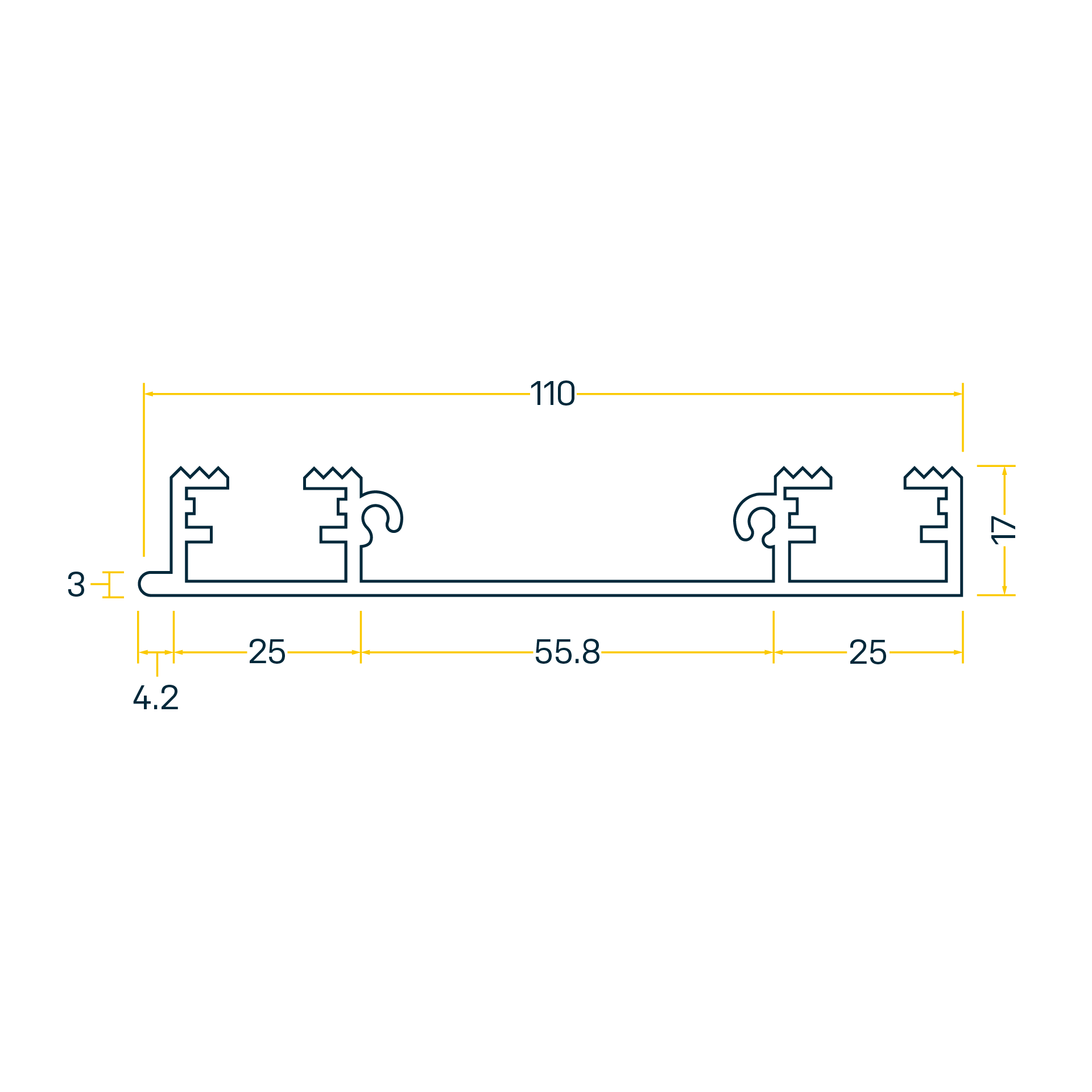 SP 110 Seitenprofil