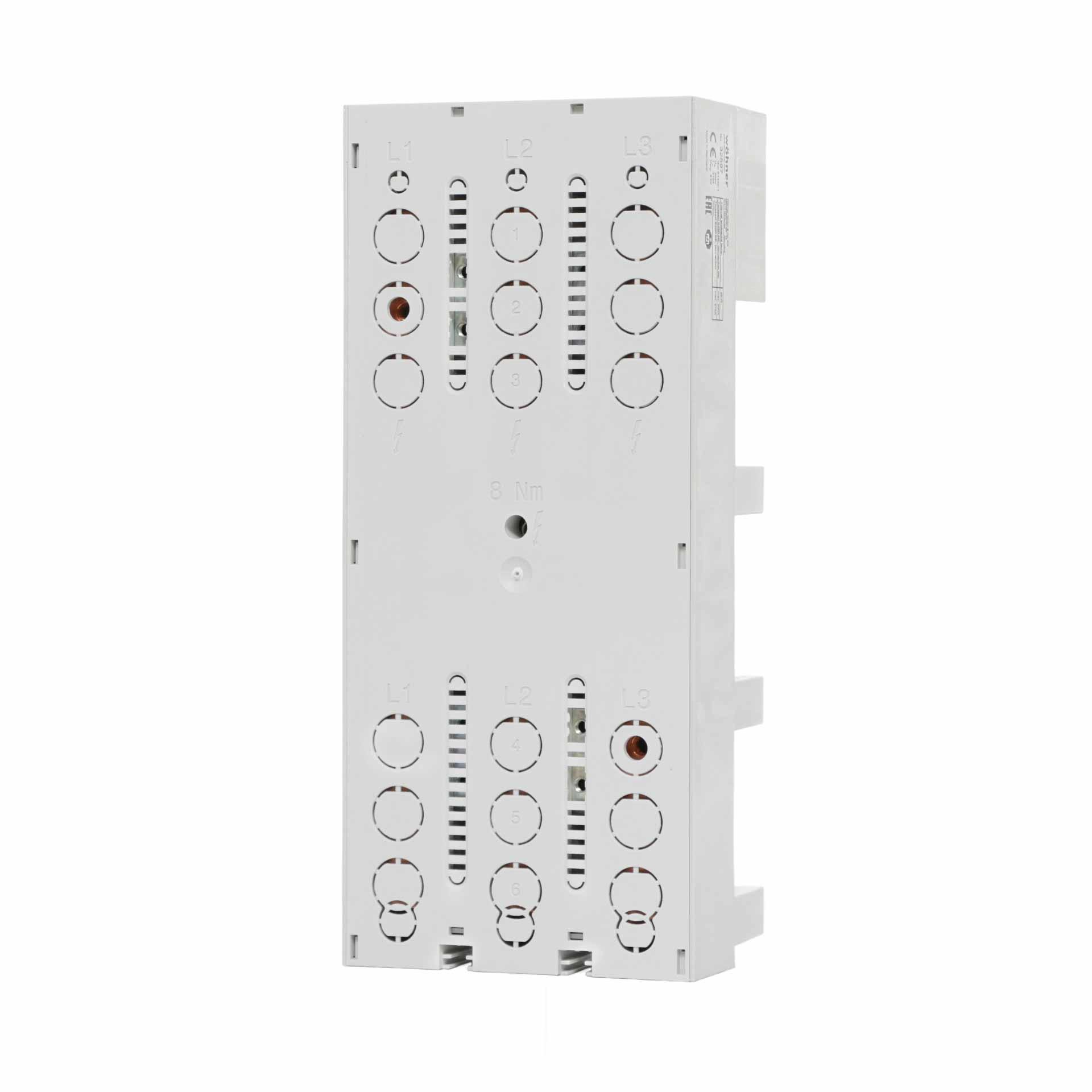 3P Sammelschienenadapter 210A, Schraubanschluss M6, oben / unten, 105x240mm, für Terasaki S250-NE