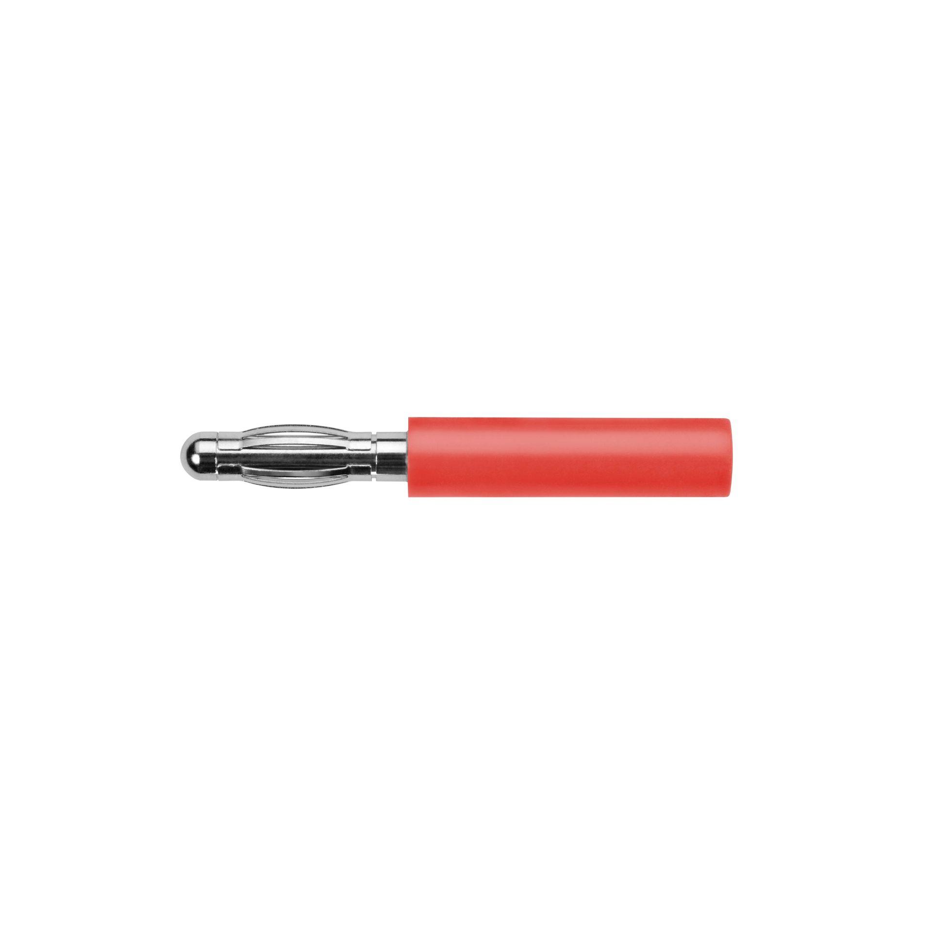 Adapter zum Adaptieren von Buchsen von ø 4mm auf ø 4mm Sicherheits-System, rot