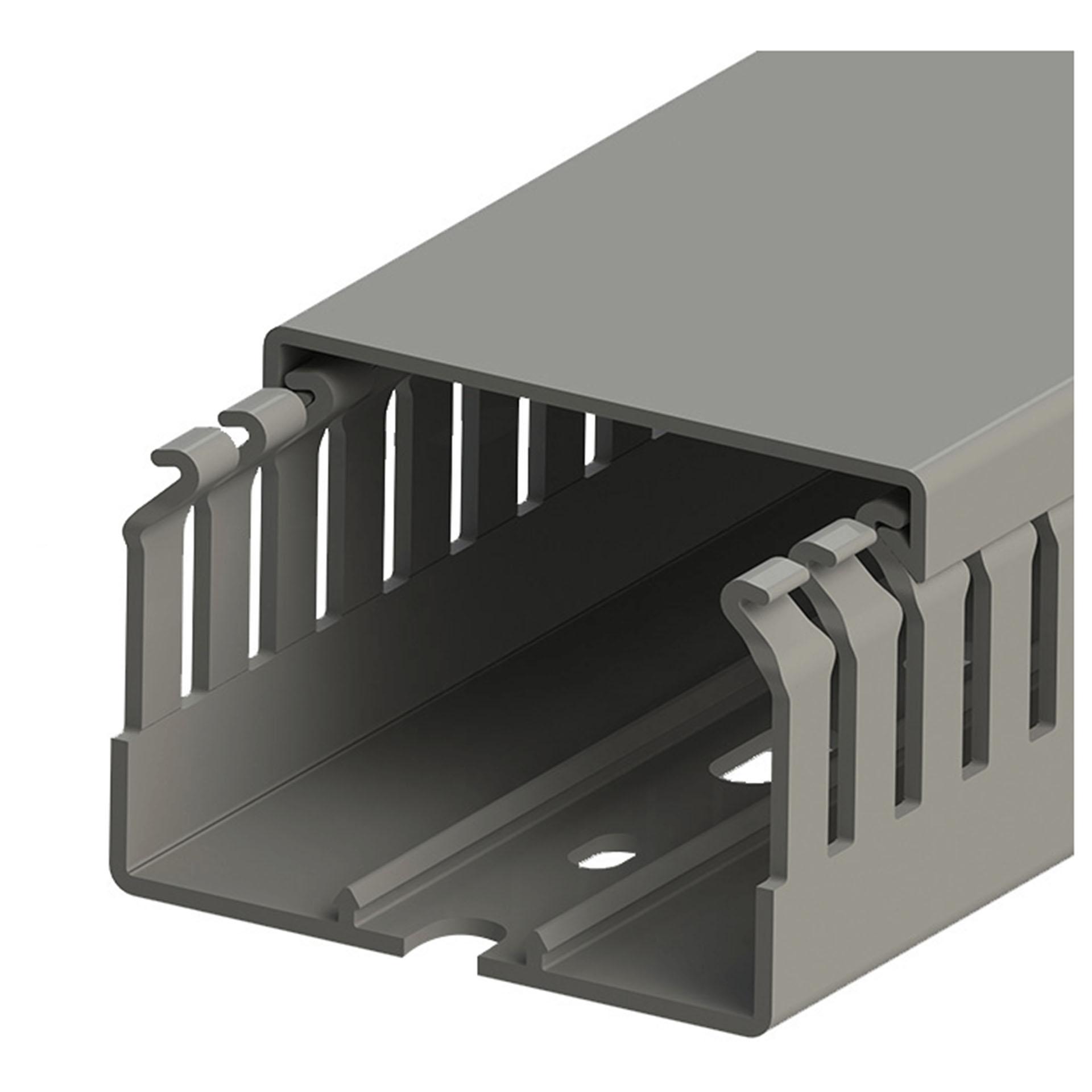 Kabelkanal PVC grau (VK-GN) / 60x40mm (BxH)