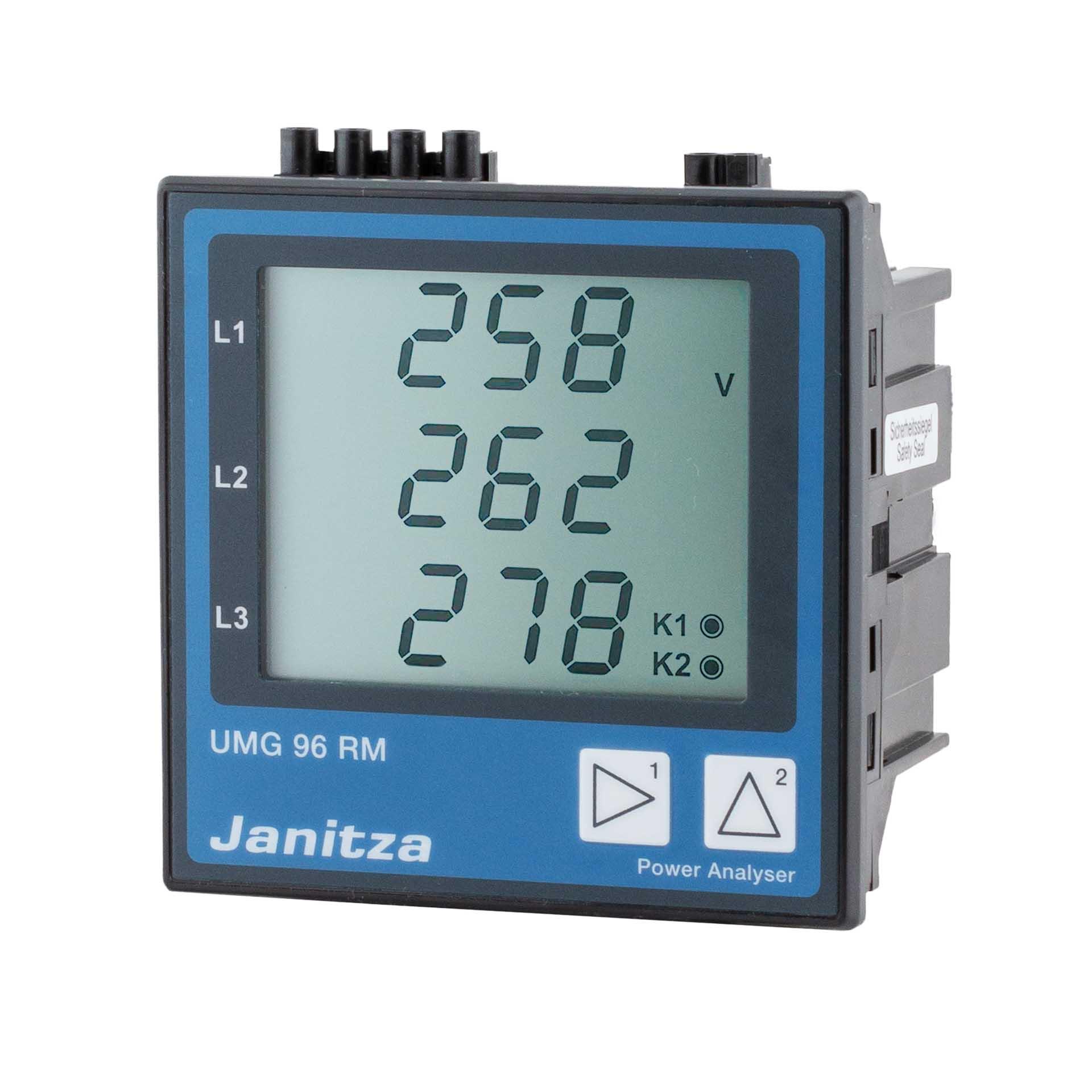 Janitza Multifunktionaler Netzanalysator mit Profibus UMG 96RM-P