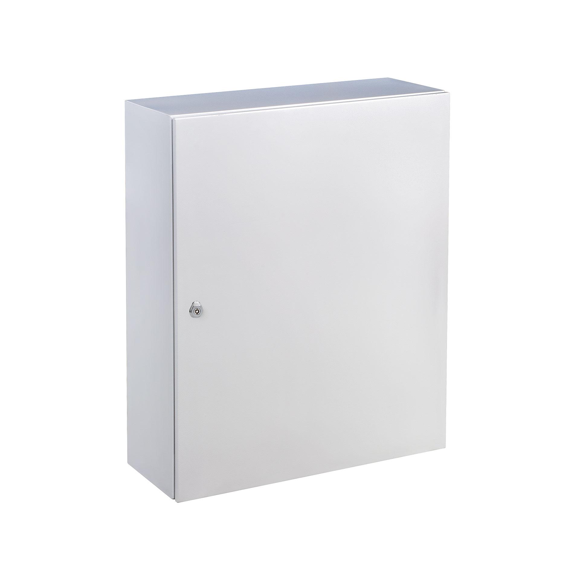 Wandgehäuse IP66, RAL 7035, BxHxT 800x1000x300mm, ohne Montageplatte