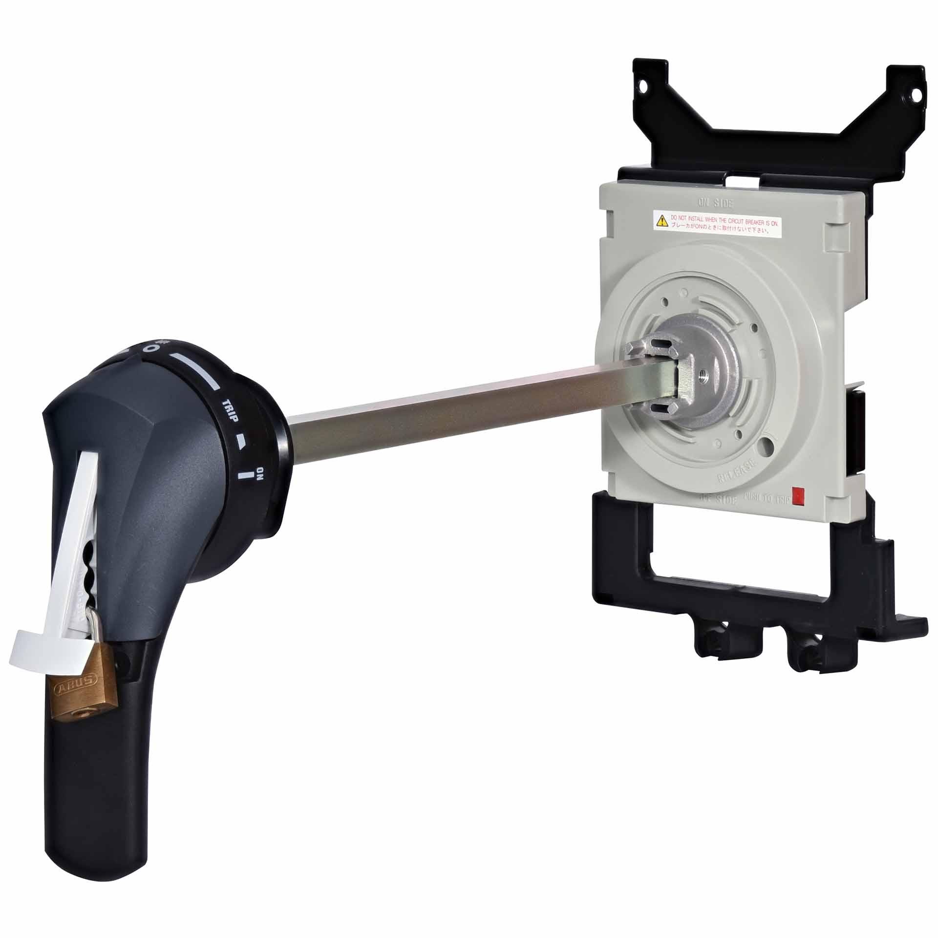 Rotary handle with locking device, for door mounting (incl. axle), for EB2 400-630