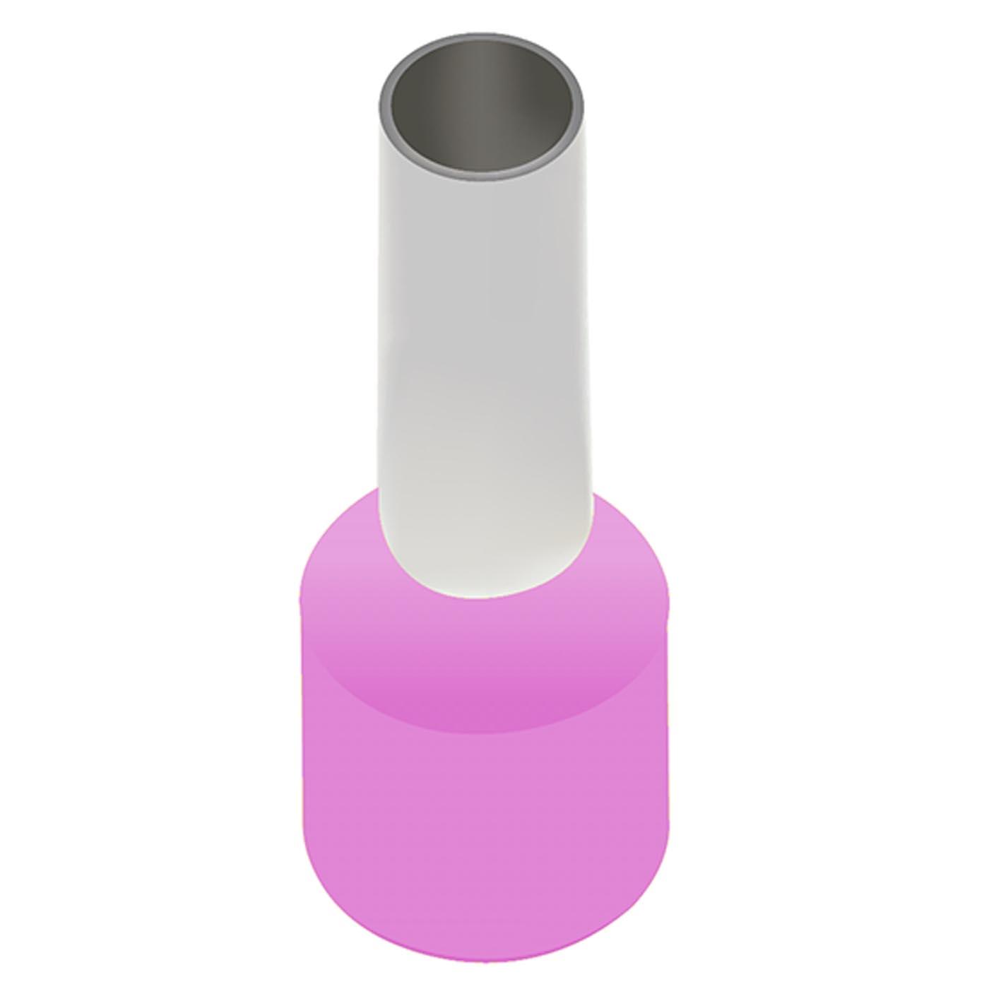 Isolierte Aderendhülsen (TE) pink / 0.34mm² / 8mm