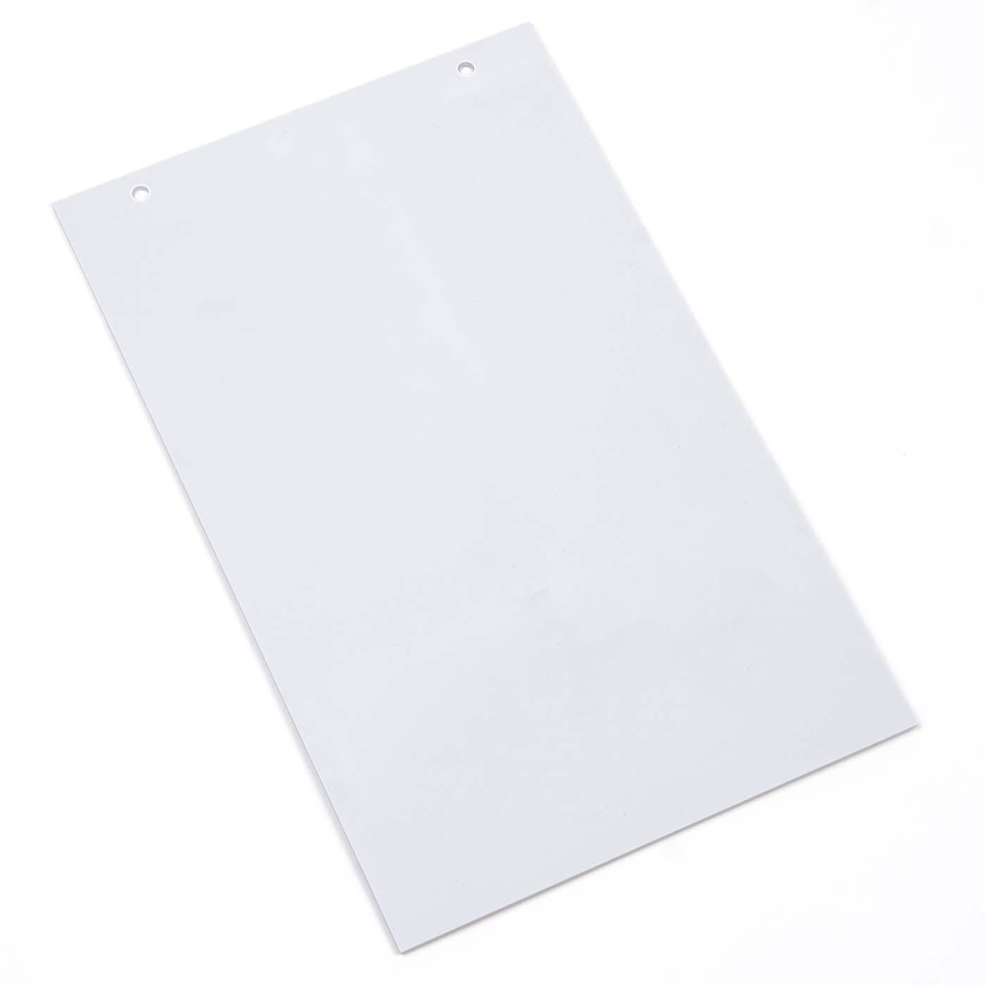 Blindplatte inkl. Lochung rund 250 x 400 mm