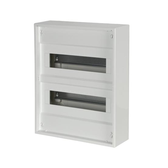 Aufputzverteiler ohne Tür "ACT-24", IP40, 2x12 Modul (24M)