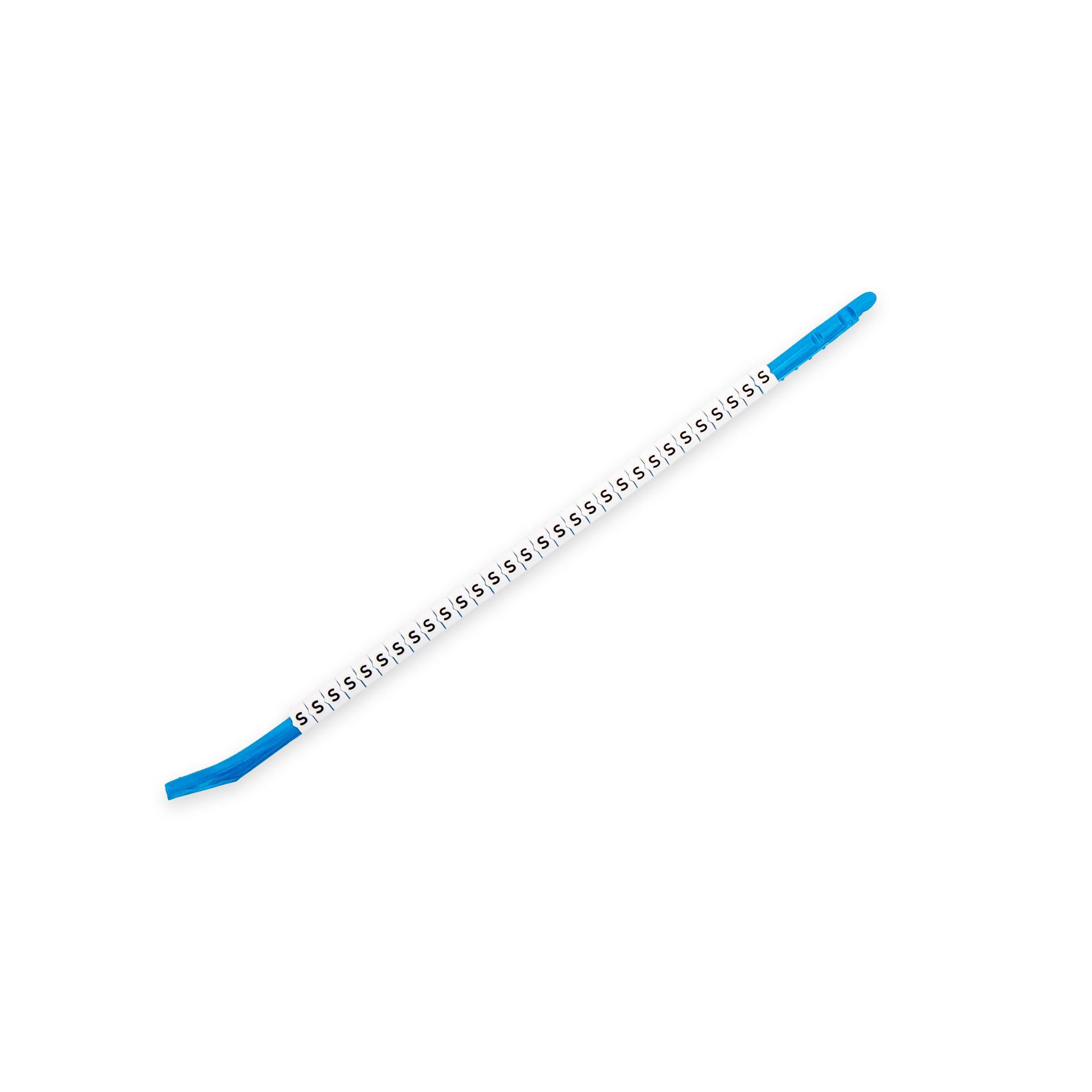 Markiertüllen "S", 0.75 - 1.5mm2, weiss, VPE à 300 Stück