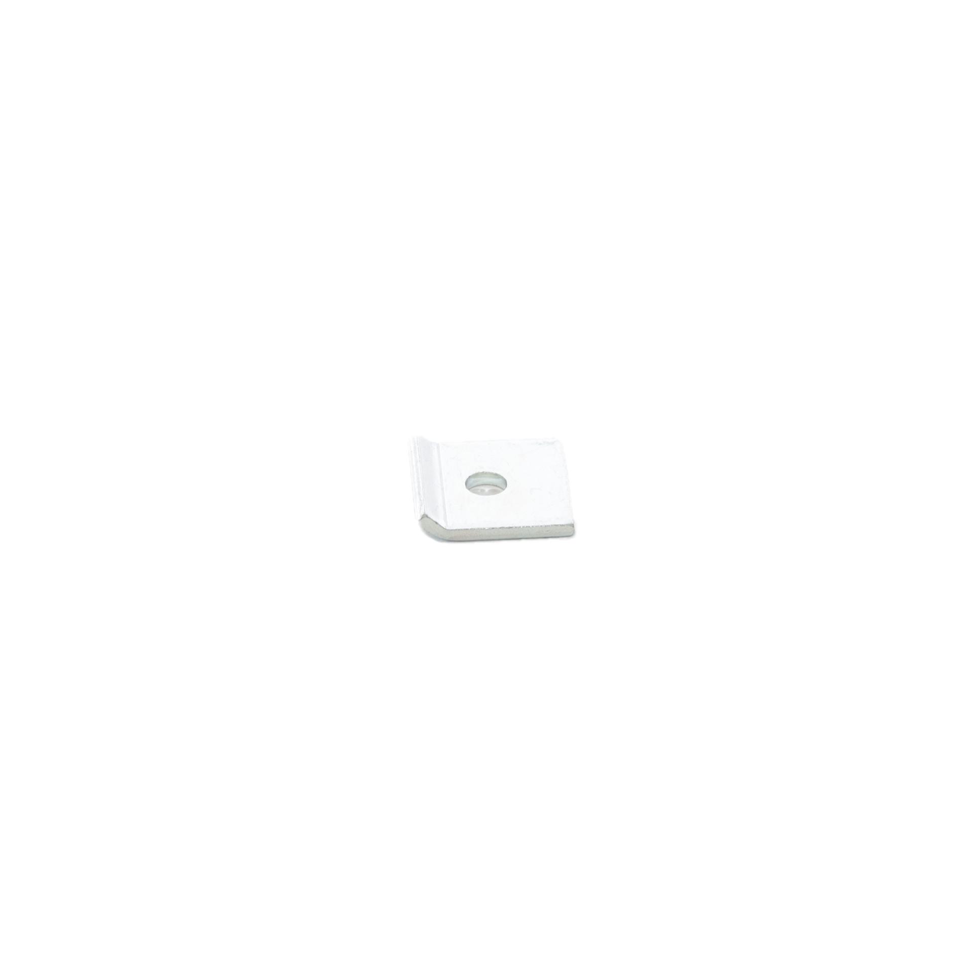 Klemmplatte GA2 aus Stahl, 25x25mm