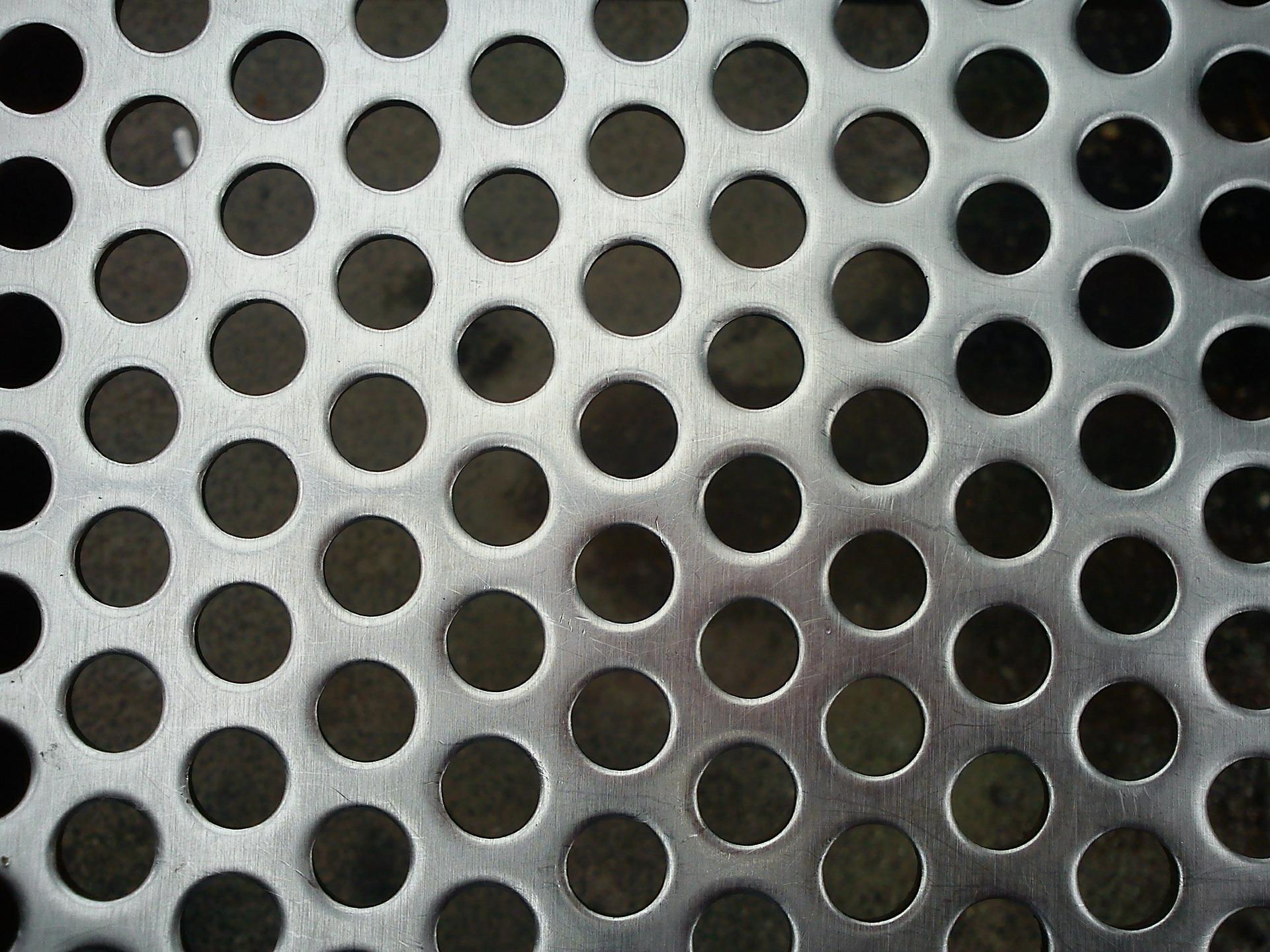 Lochblech Aluminium TRv 30.33 / 1000x2000x2mm, Loch-Ø 3mm Teilung 5mm, Blechdicke 2mm