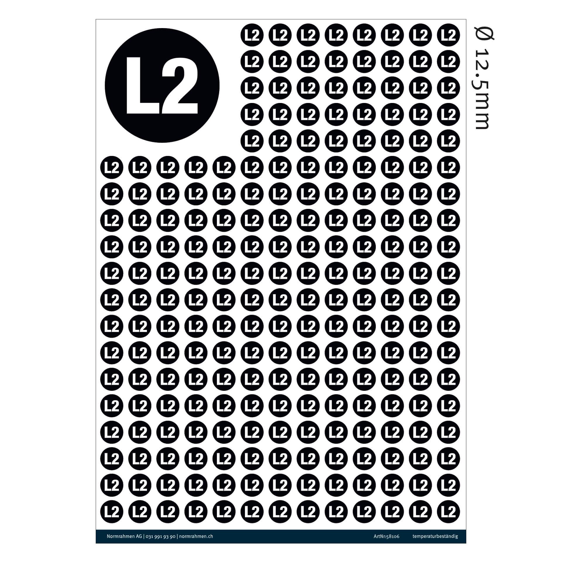 Aussenleiter L2 Ø 12.5mm,VPE 247 Stk. A4 Bogen
