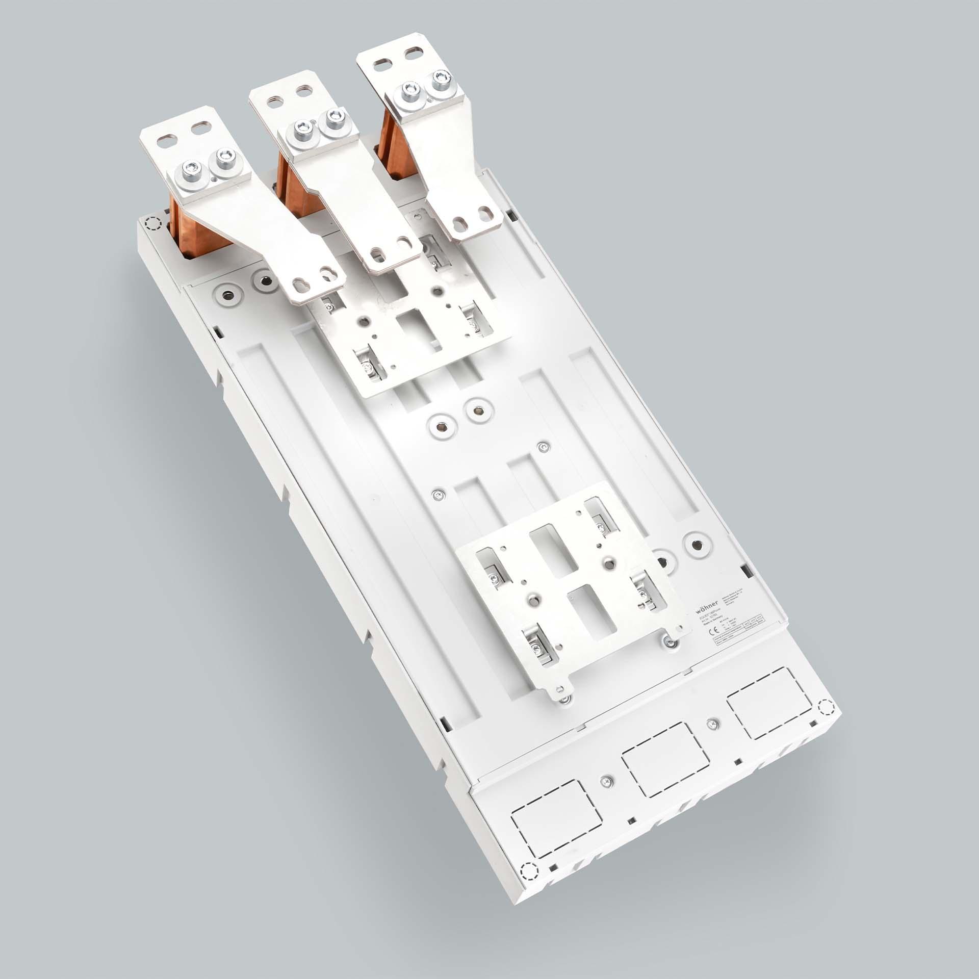 3P Sammelschienenadapter 1250A, Verbindung oben, Klemmkontaktierung, 300x652mm