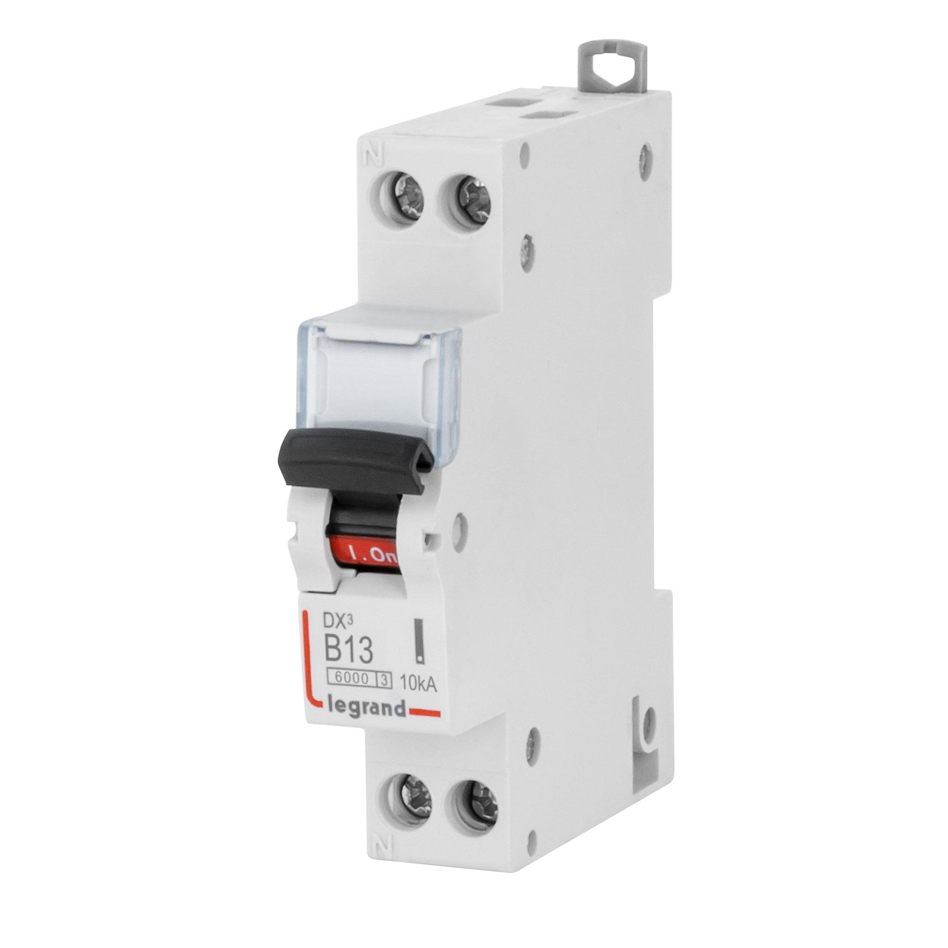 Leitungsschutzschalter Optimiert 1PN, Charakteristik B / 13A, 6kA, Schraubanschluss