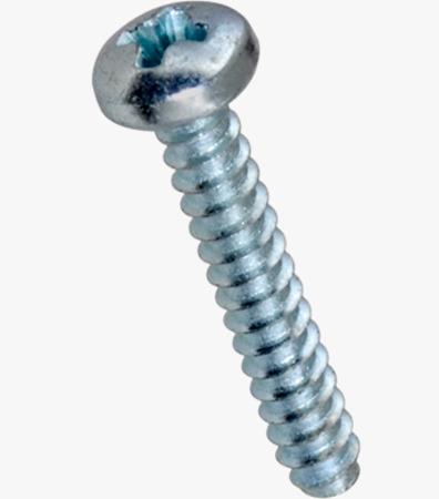 Pan-head tapping screws, with Phillips cross recess form H and tang form F, ST 3.5 x 9.5mm