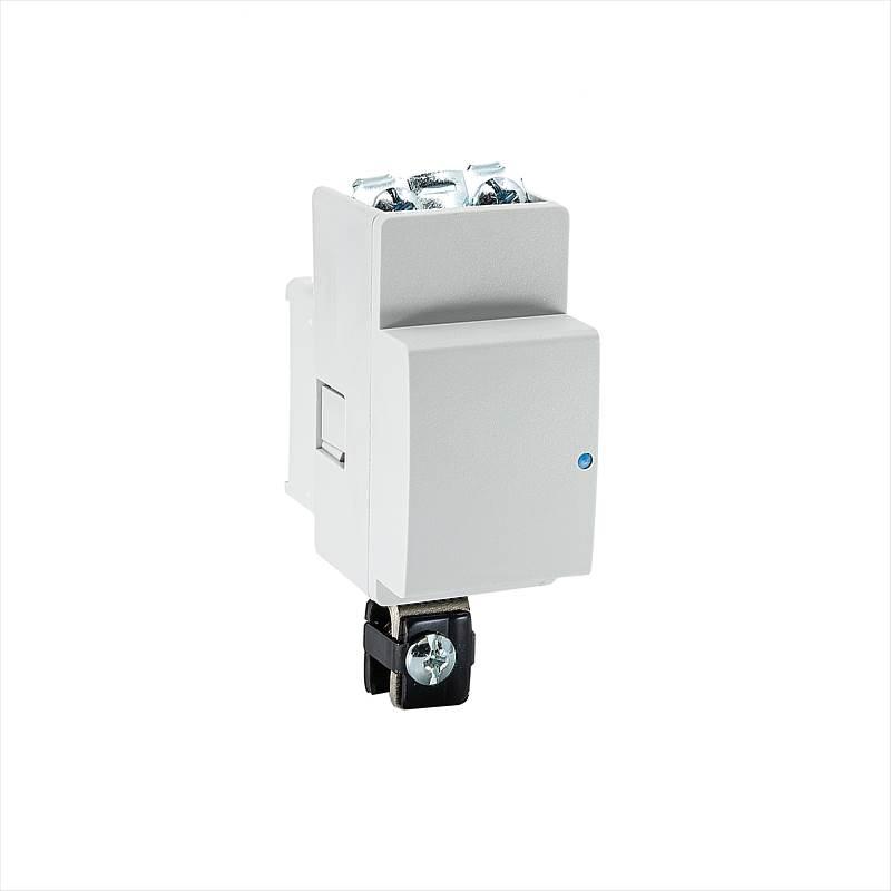 Neutralleitertrenner 160A für direkte DIN-Schienen montage, N-Oben