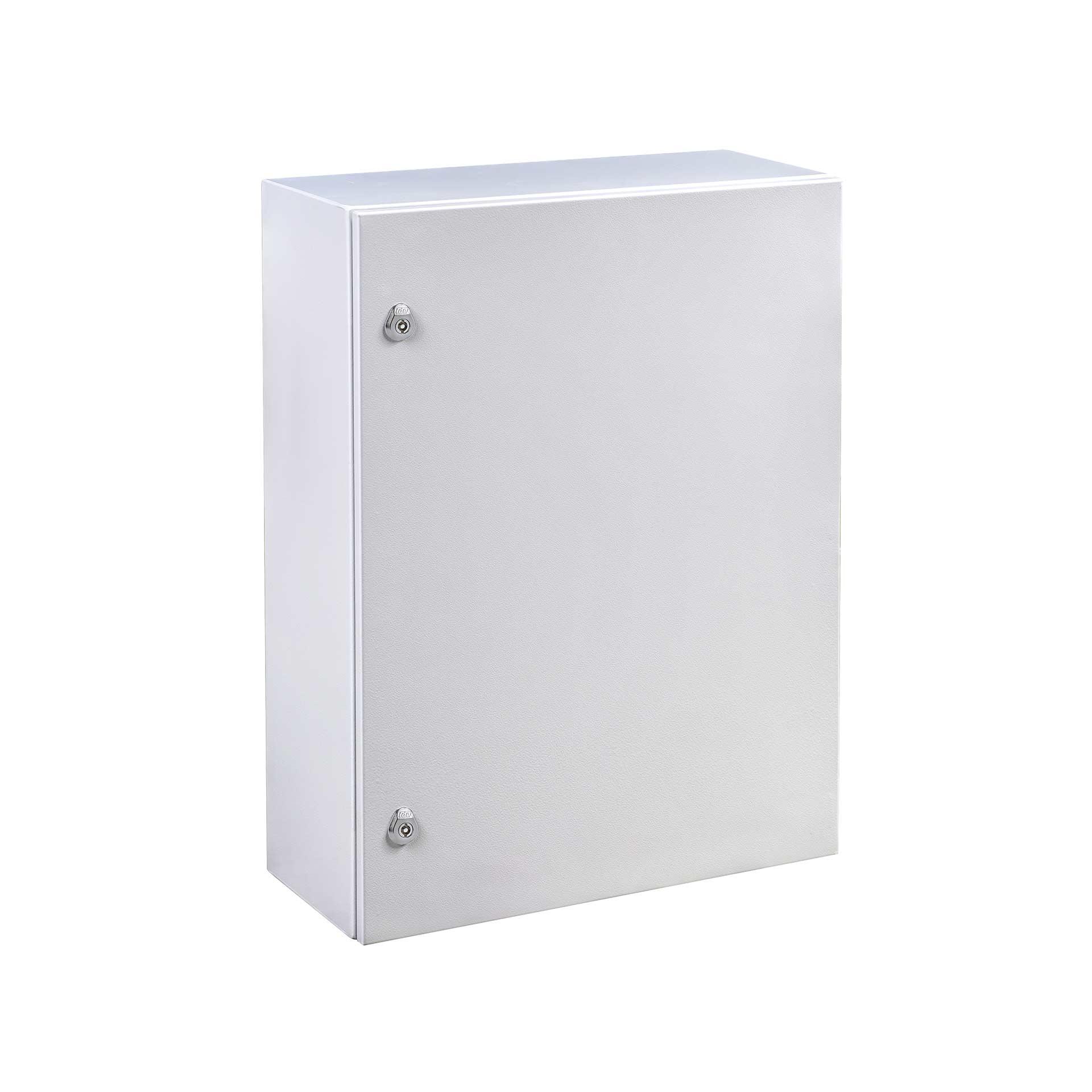 Wandgehäuse IP66, RAL 7035, BxHxT 300x500x250mm, ohne Montageplatte