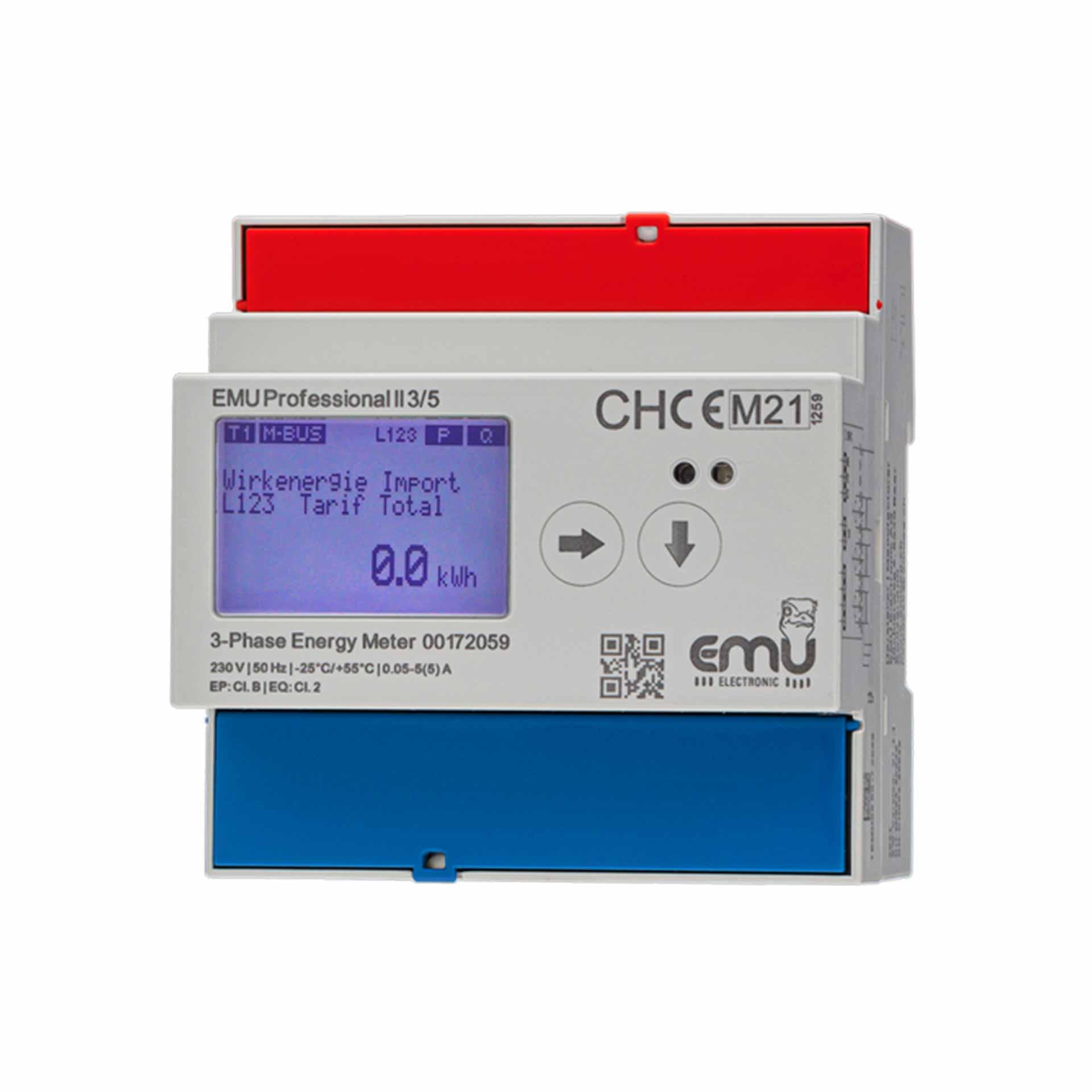 Energiezähler EMU Professional II 3/5, TCP/IP,  MID B+D Zulassung, Wandlermessung 3PN