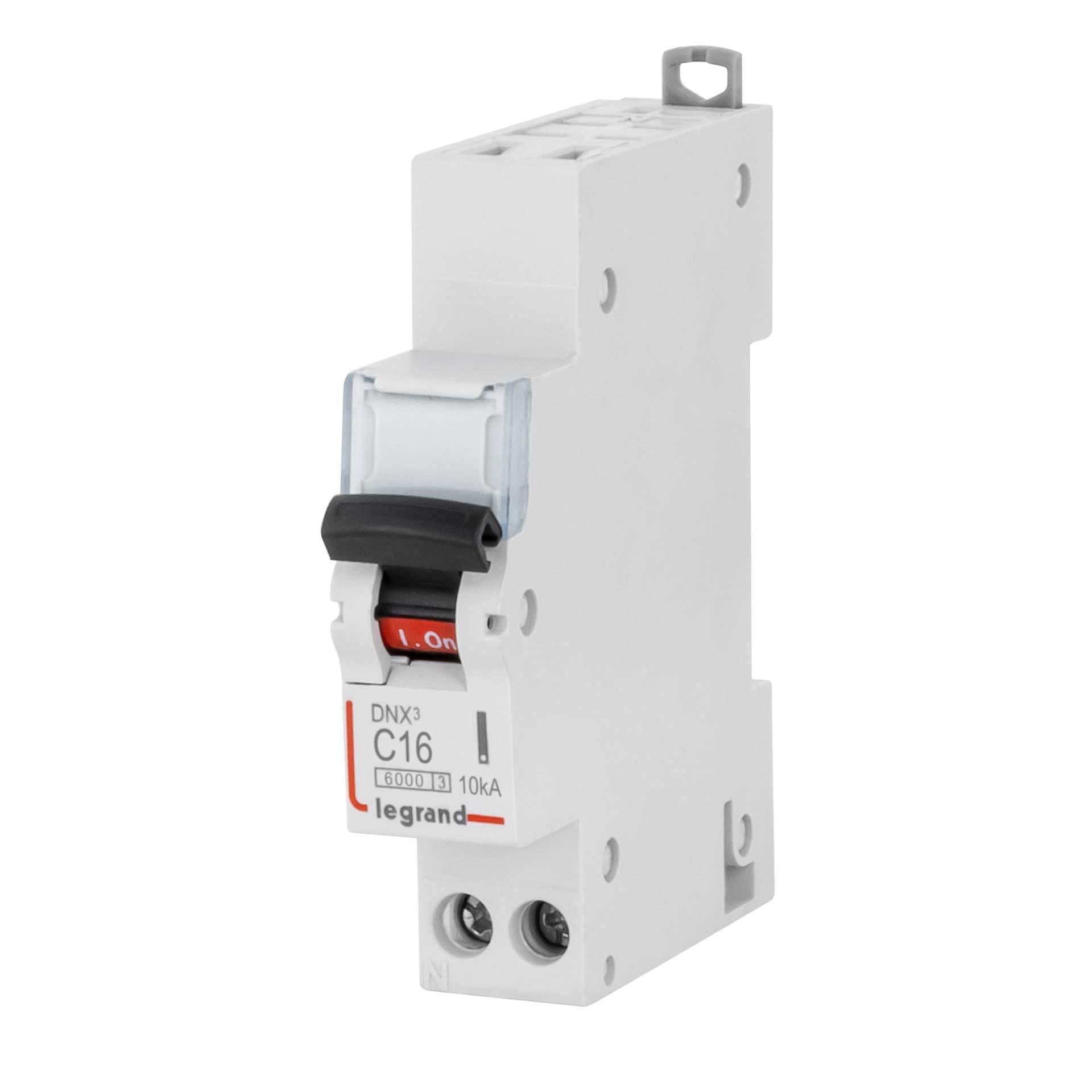 Leitungsschutzschalter Optimiert 1PN, Charakteristik C / 16A, 6kA, Steckanschluss
