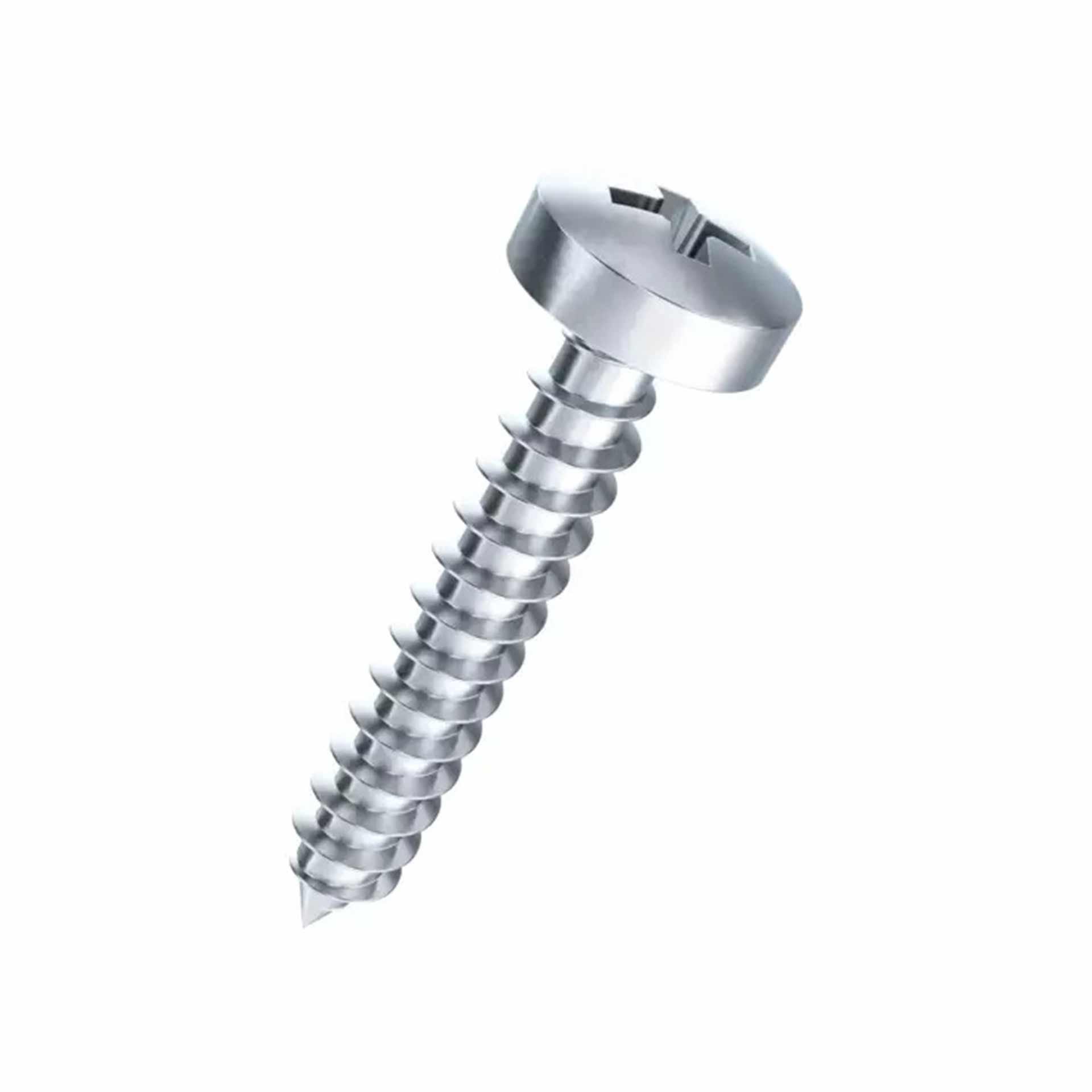 Linsen-Blechschrauben, mit Kreuzschlitz Phillips Form H und Spitze Form C, ST 3.5 x 19mm