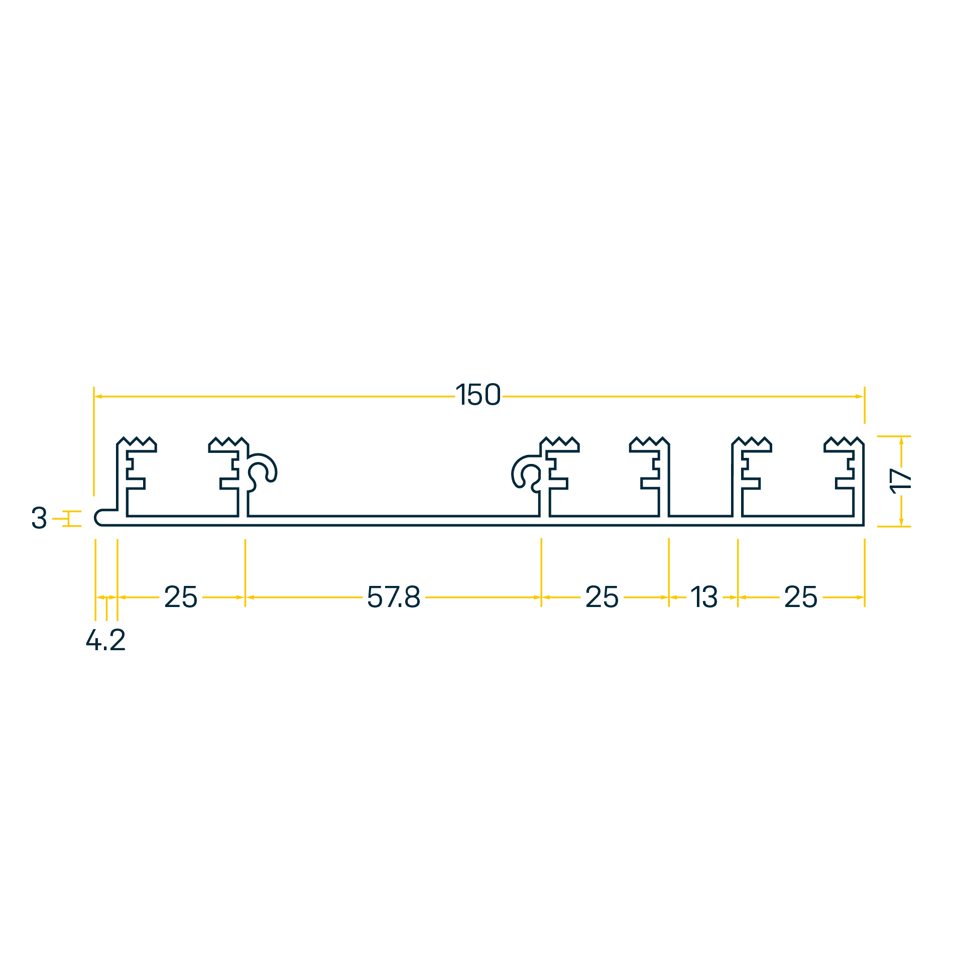 SP 150 Seitenprofil