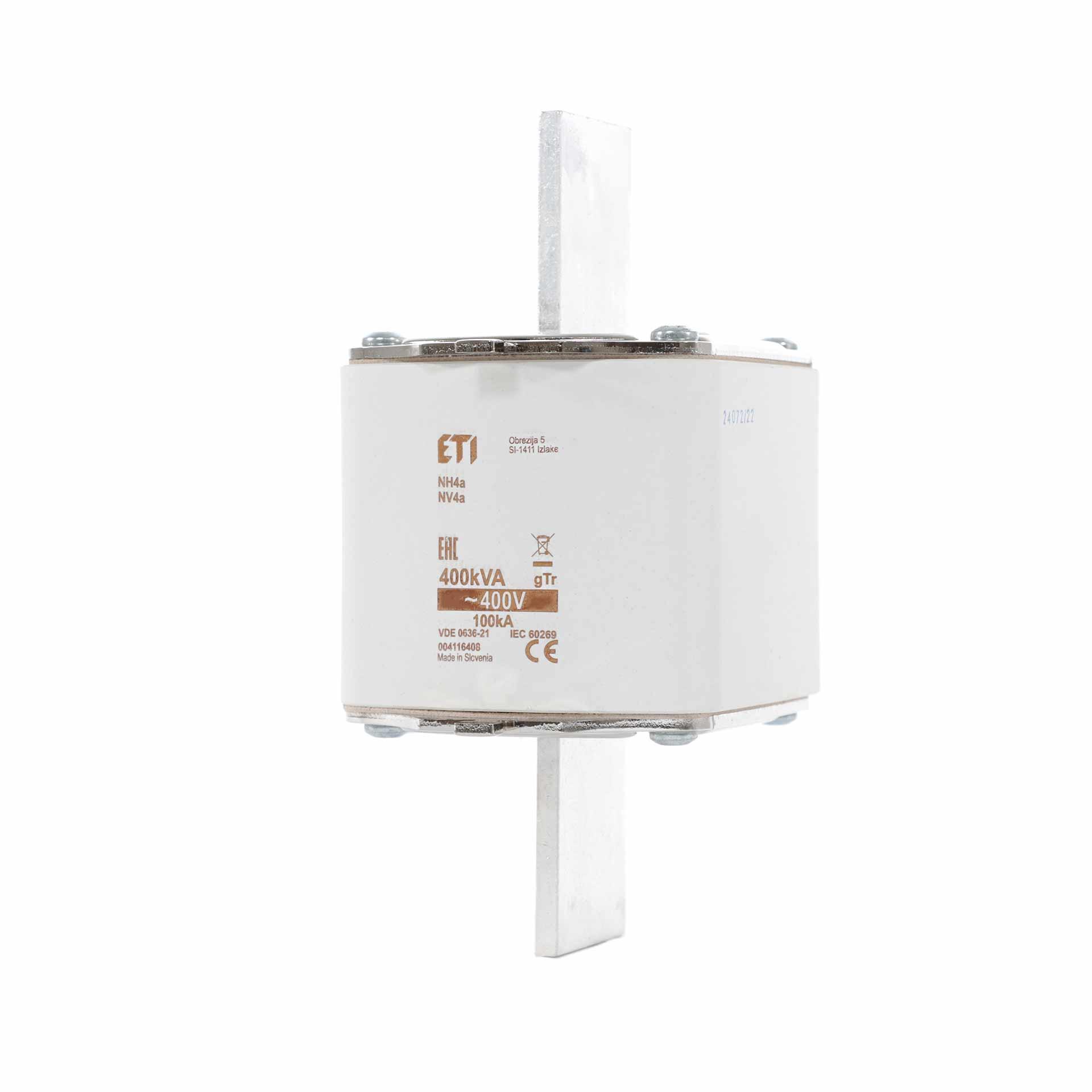 NH fuse size 4A, 577A for transformer protection 400kVA, gTr
