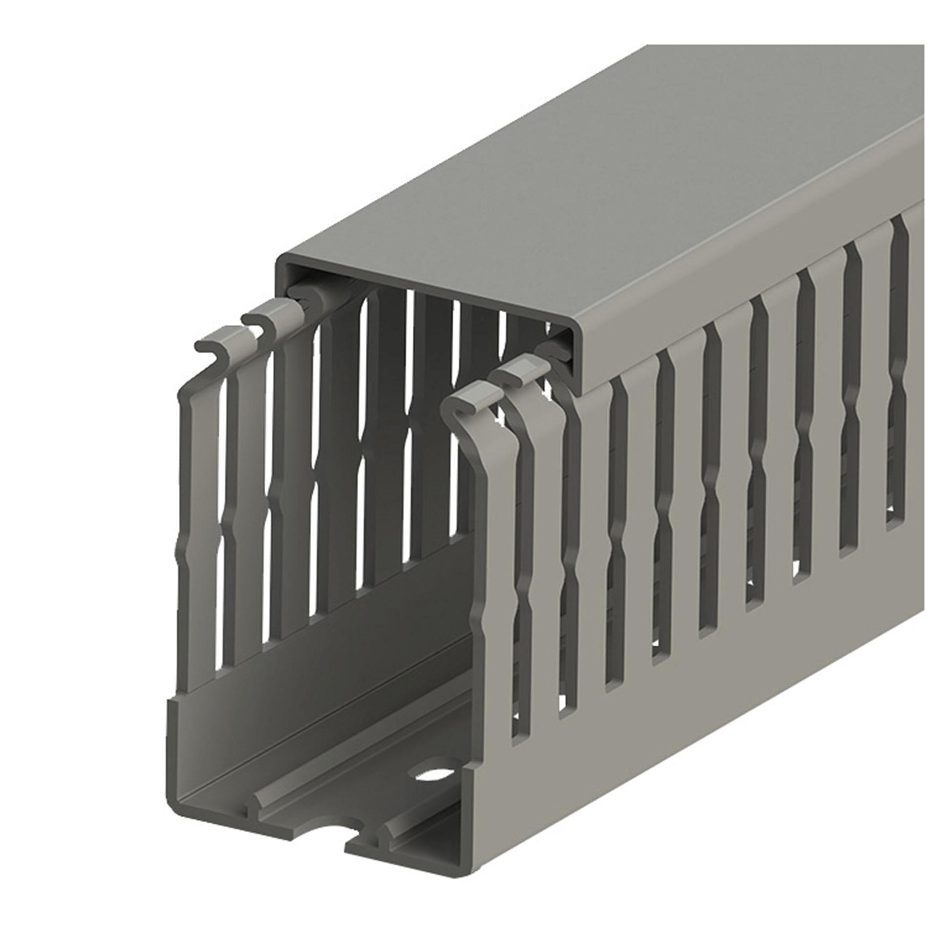 Kabelkanal PVC grau (VK-GN) / 40x60mm (BxH)